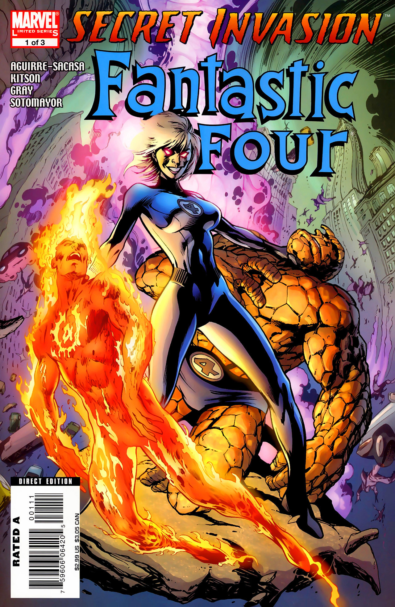 Read online Secret Invasion: Fantastic Four comic -  Issue #1 - 1