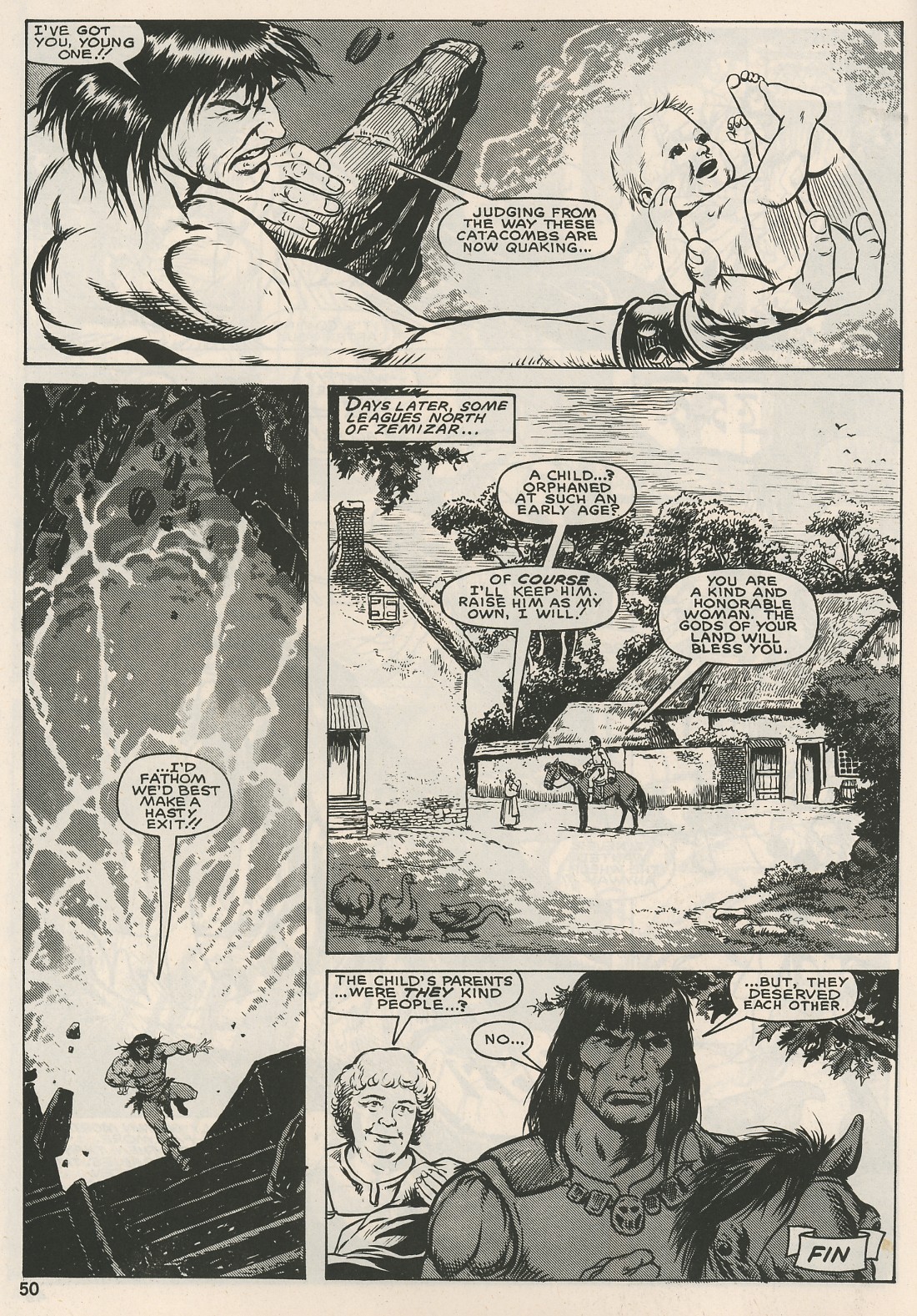 Read online The Savage Sword Of Conan comic -  Issue #125 - 50