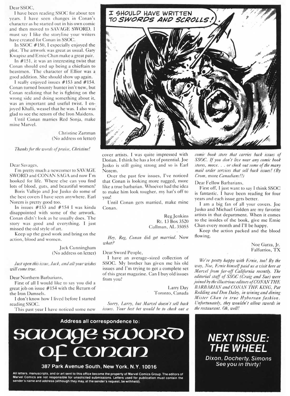 Read online The Savage Sword Of Conan comic -  Issue #158 - 5