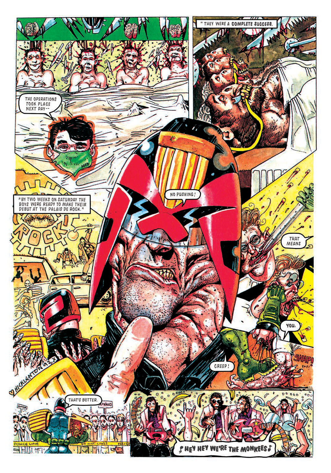 Read online Judge Dredd [Collections - Rebellion] comic -  Issue # TPB Judge Dredd - Heavy Metal Dredd - 50