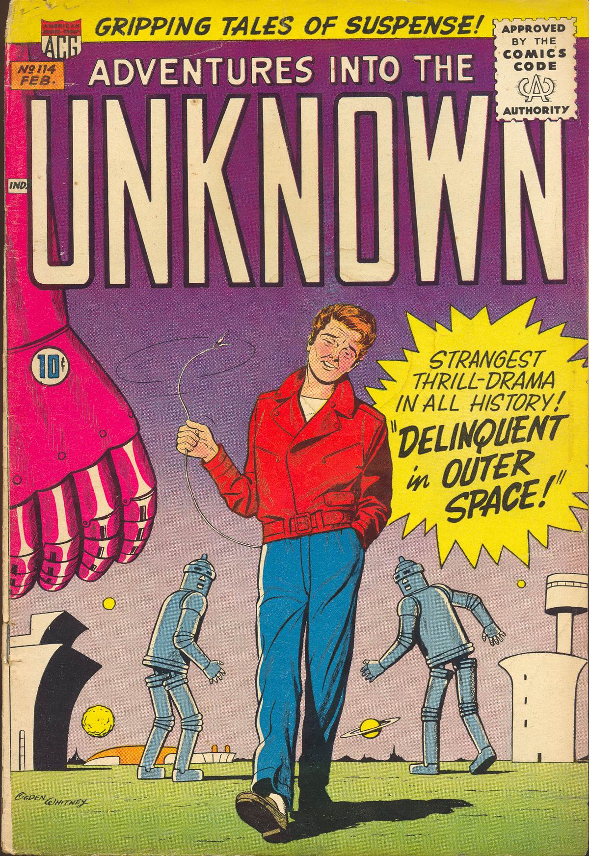 Read online Adventures Into The Unknown comic -  Issue #114 - 1