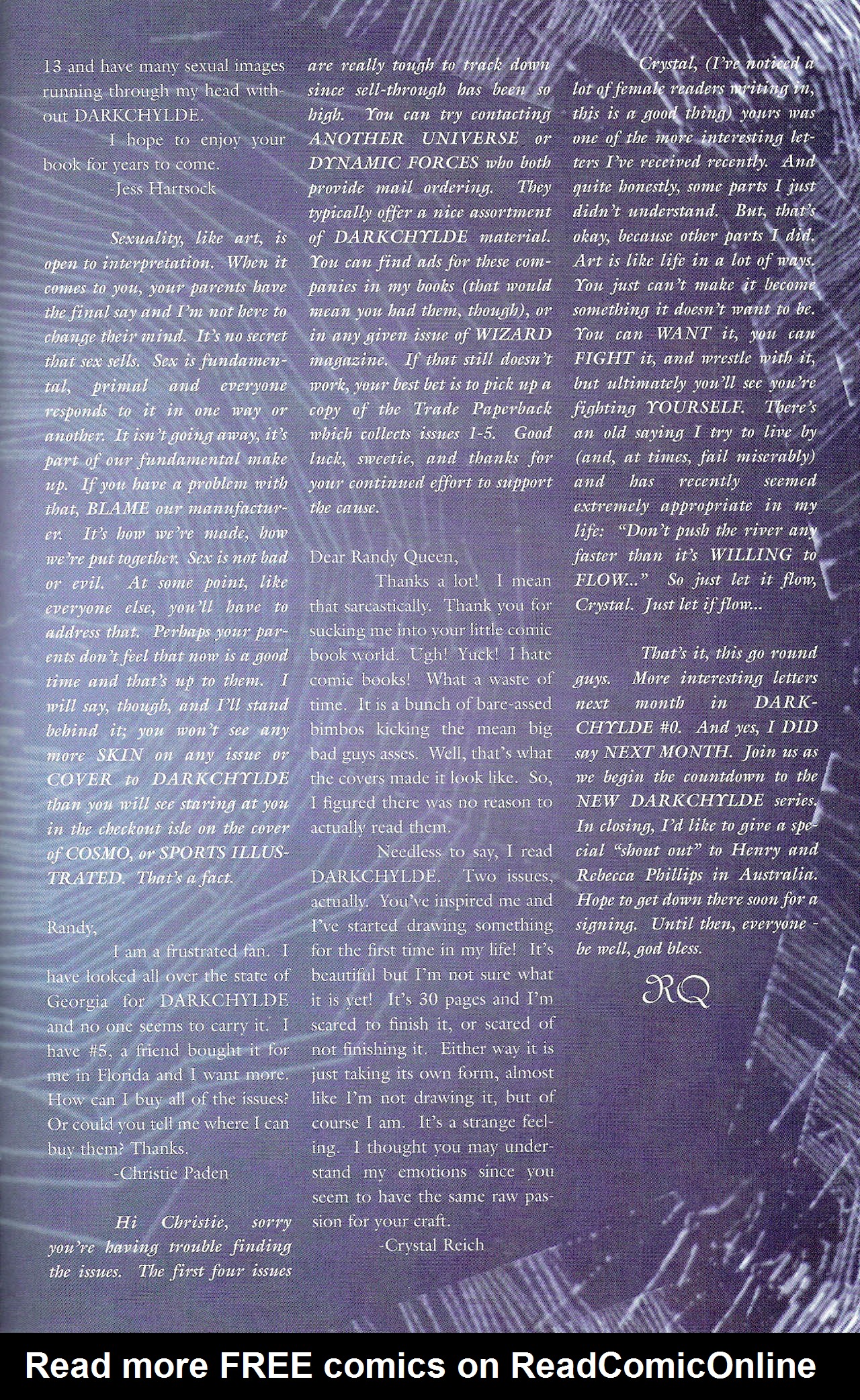 Read online Darkchylde Swimsuit Illustrated comic -  Issue # Full - 20