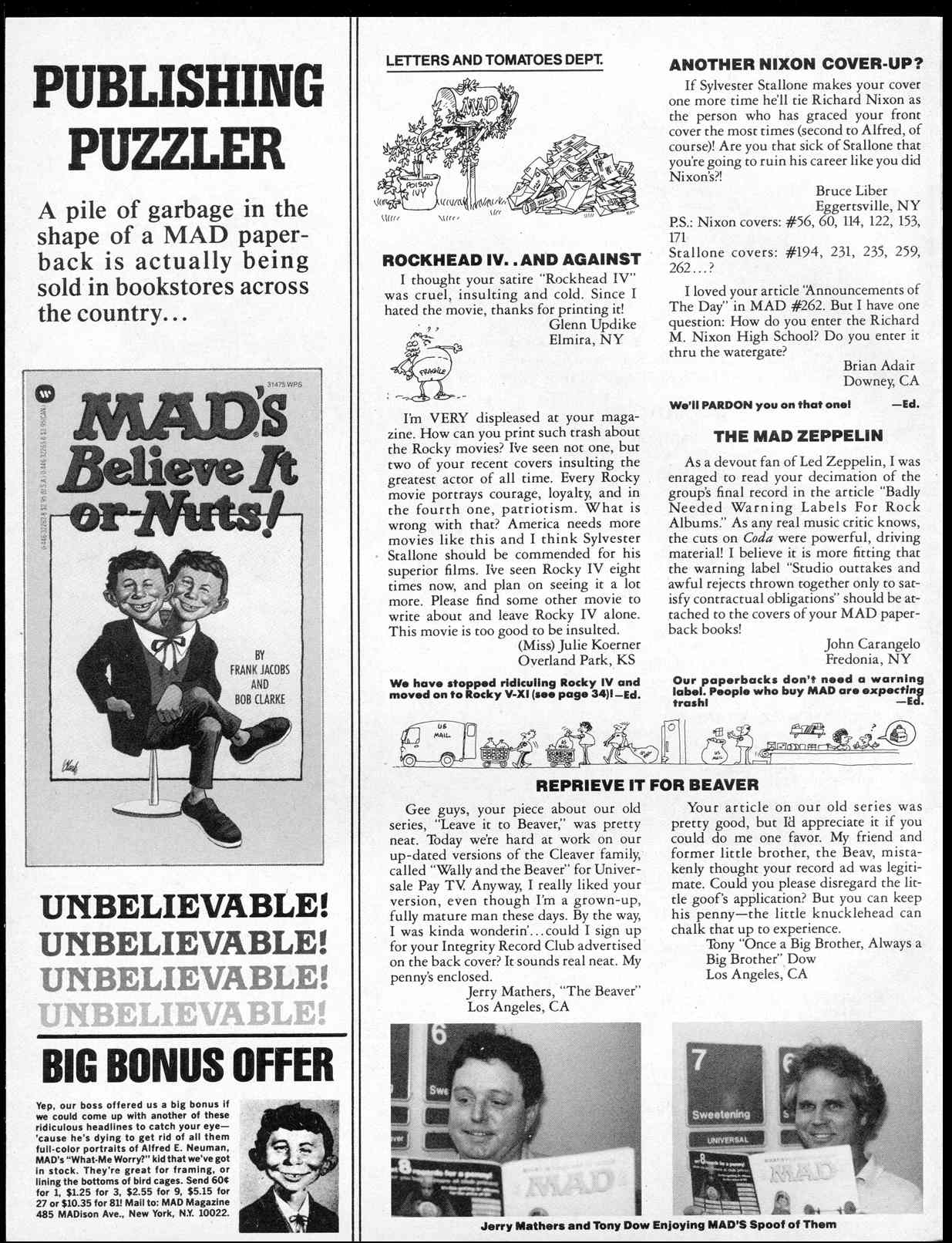 Read online MAD comic -  Issue #264 - 4