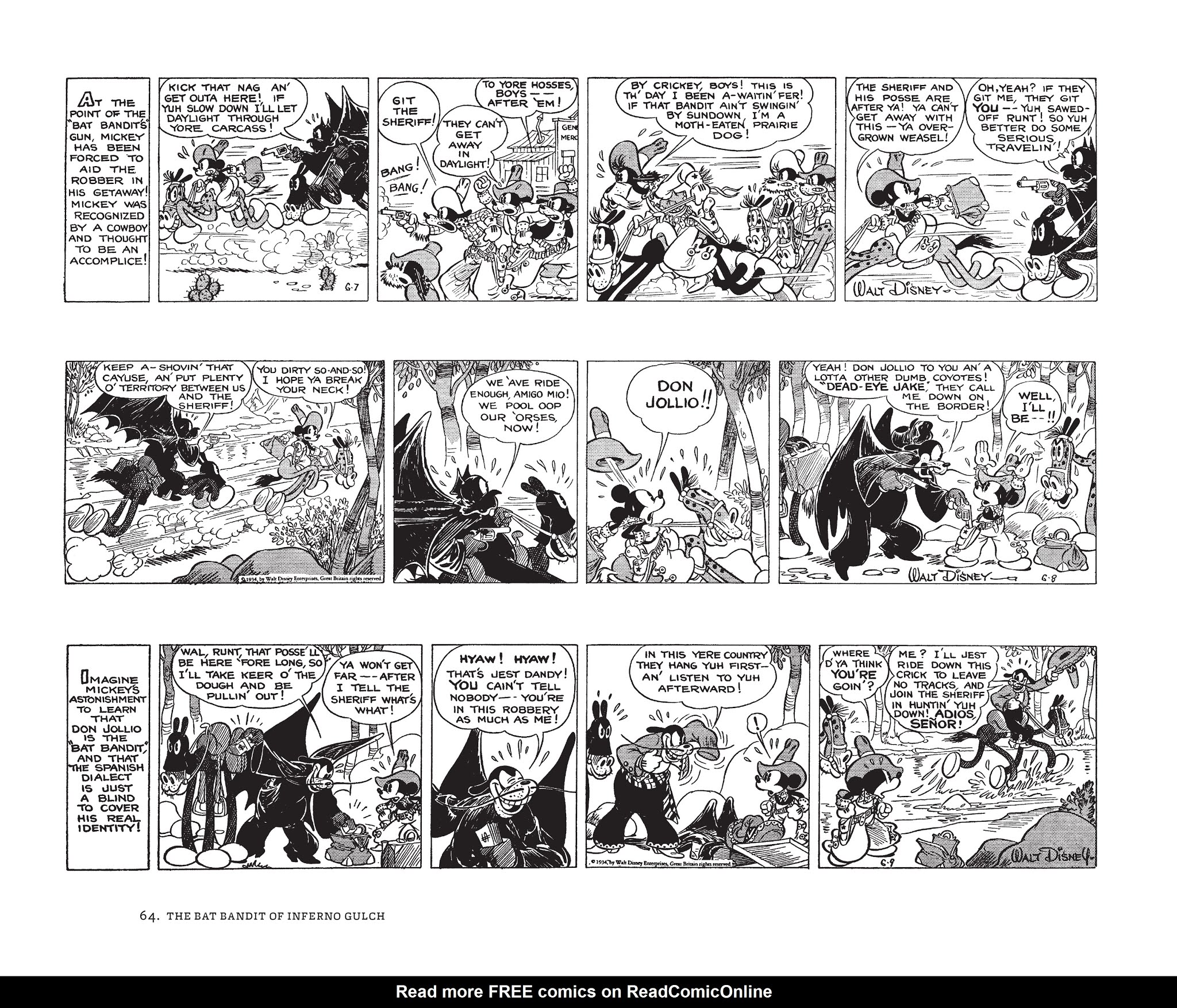 Read online Walt Disney's Mickey Mouse by Floyd Gottfredson comic -  Issue # TPB 3 (Part 1) - 64