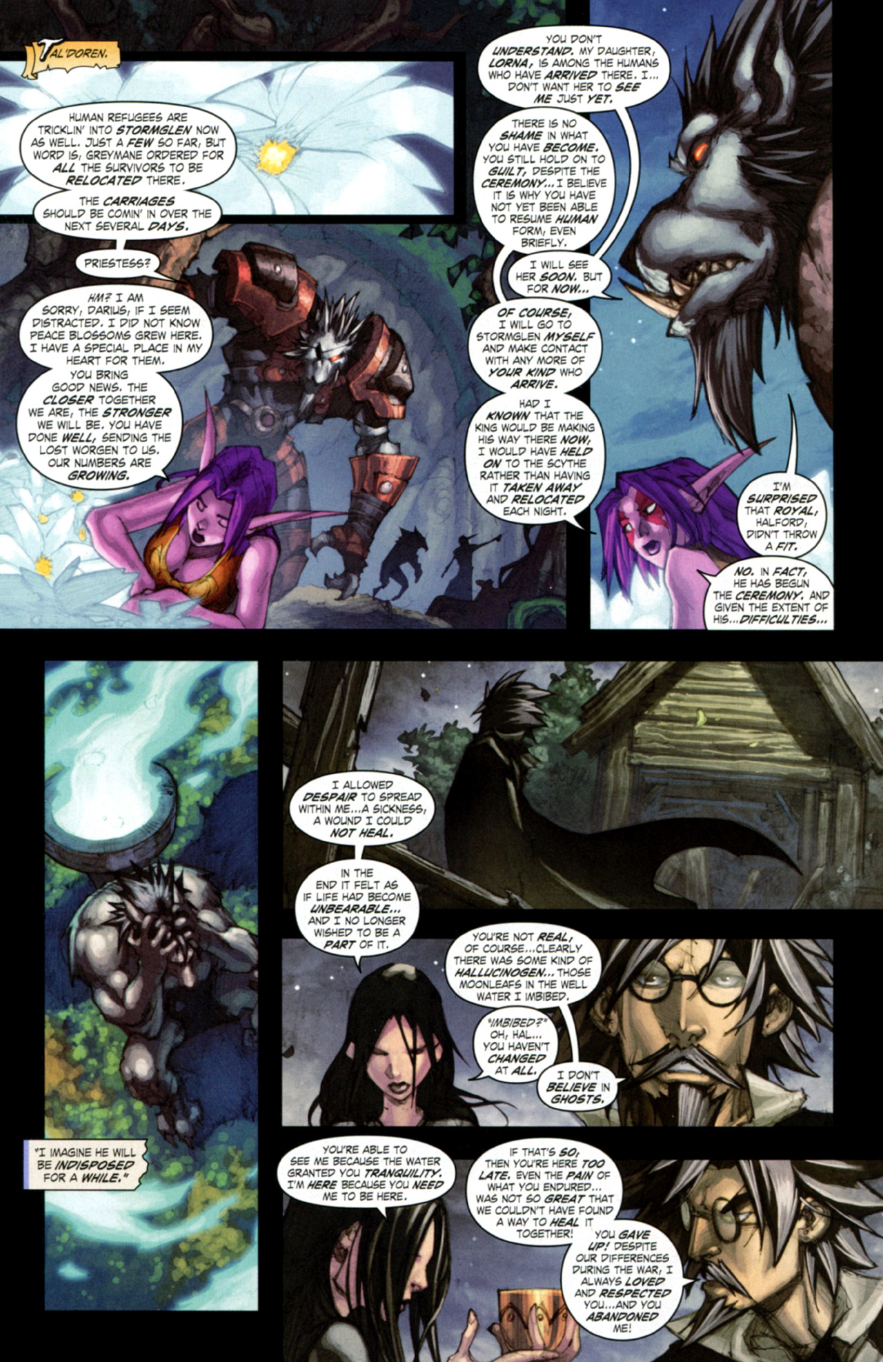 Read online World of Warcraft: Curse of the Worgen comic -  Issue #5 - 14