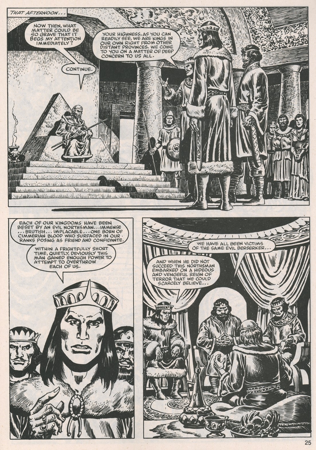 Read online The Savage Sword Of Conan comic -  Issue #116 - 25