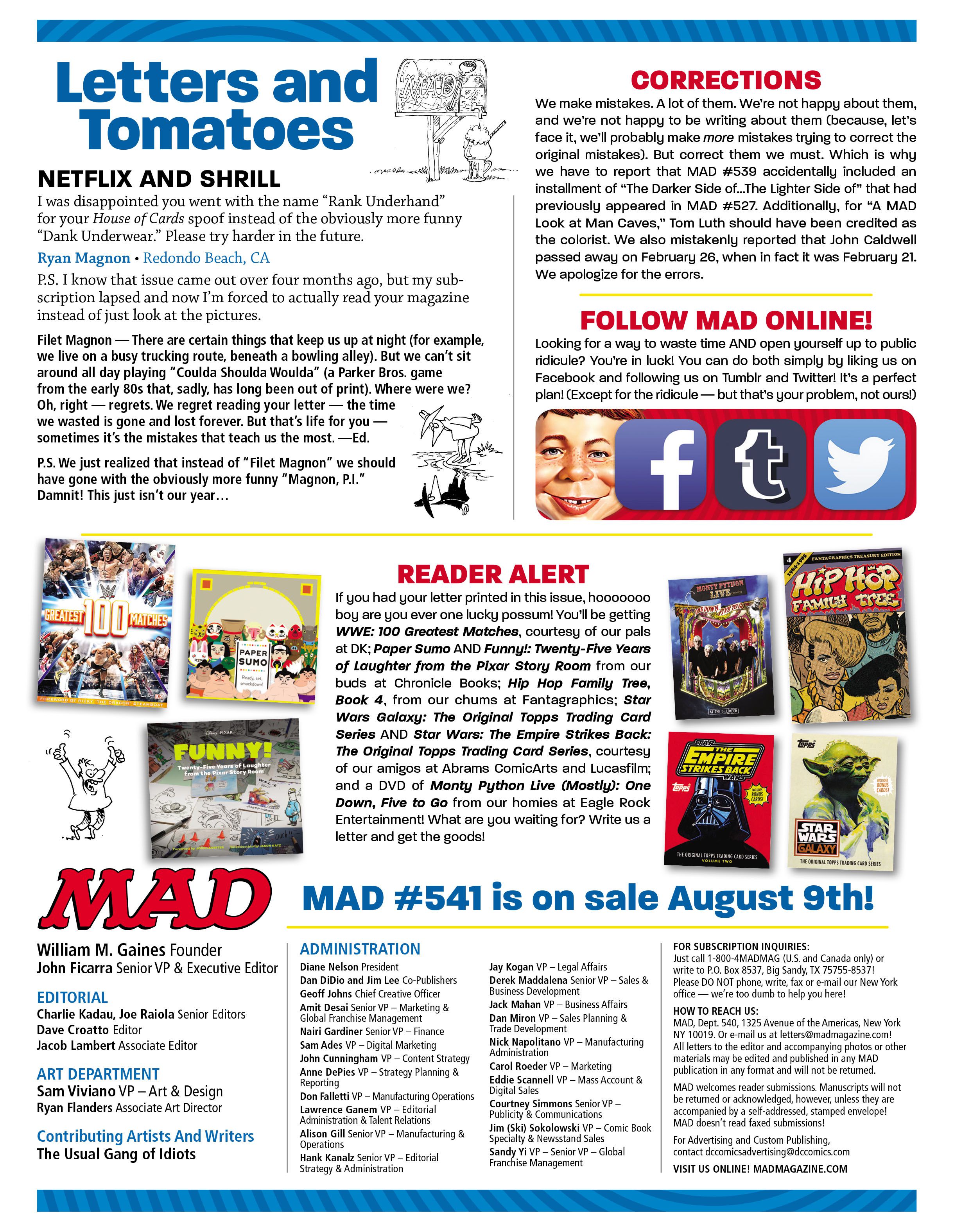 Read online MAD comic -  Issue #540 - 6