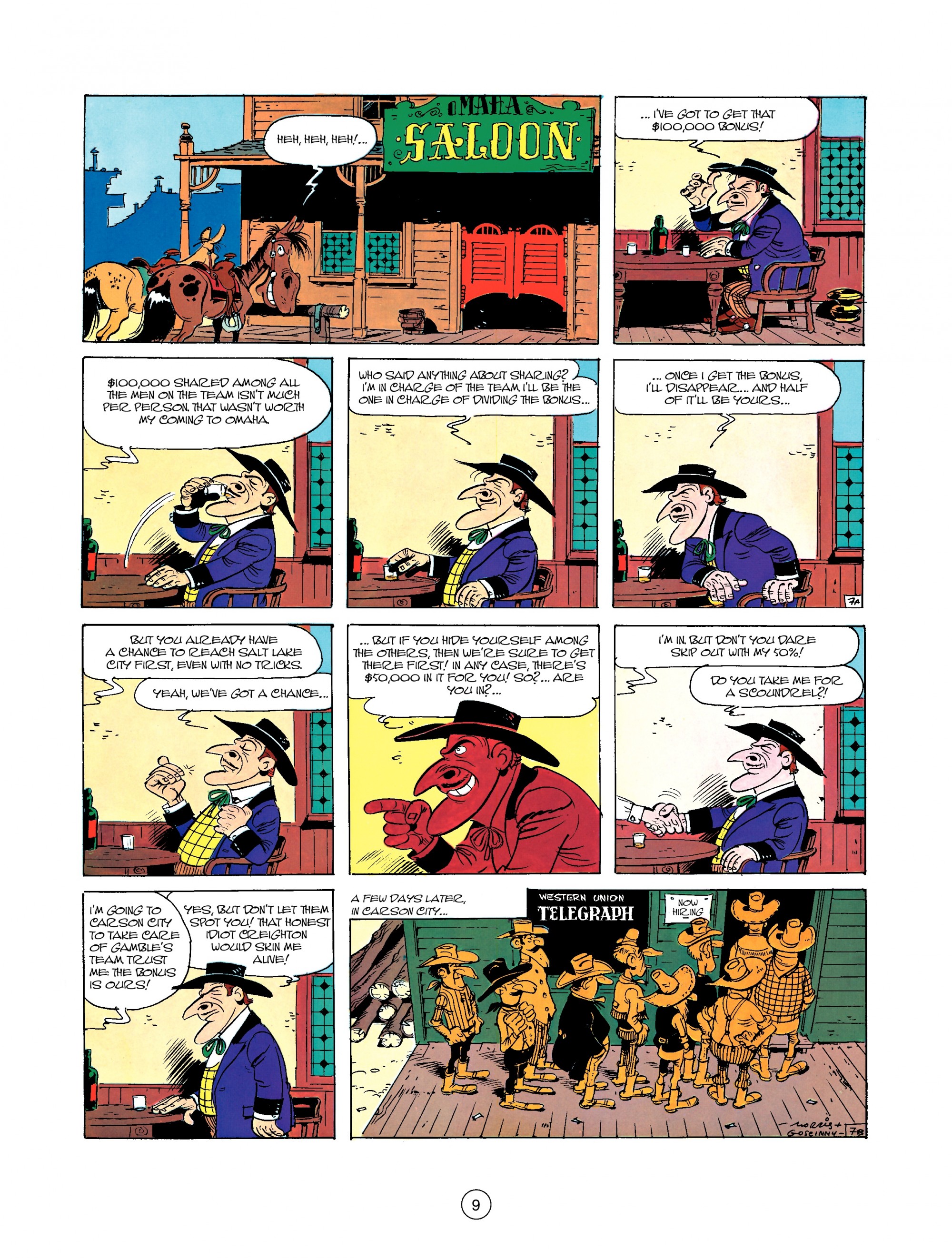 Read online A Lucky Luke Adventure comic -  Issue #35 - 9