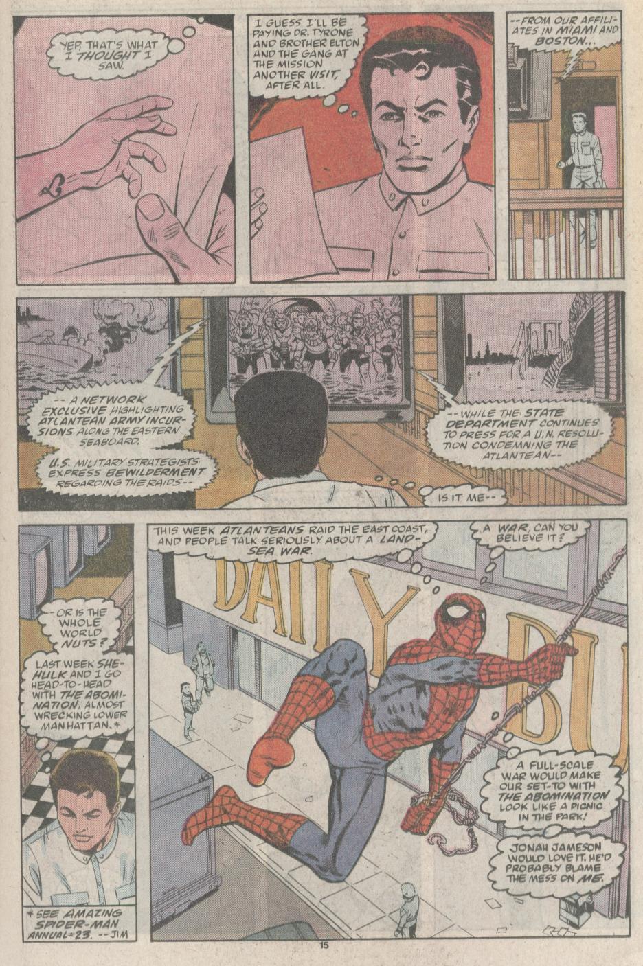 Read online The Spectacular Spider-Man (1976) comic -  Issue # Annual 9 - 14