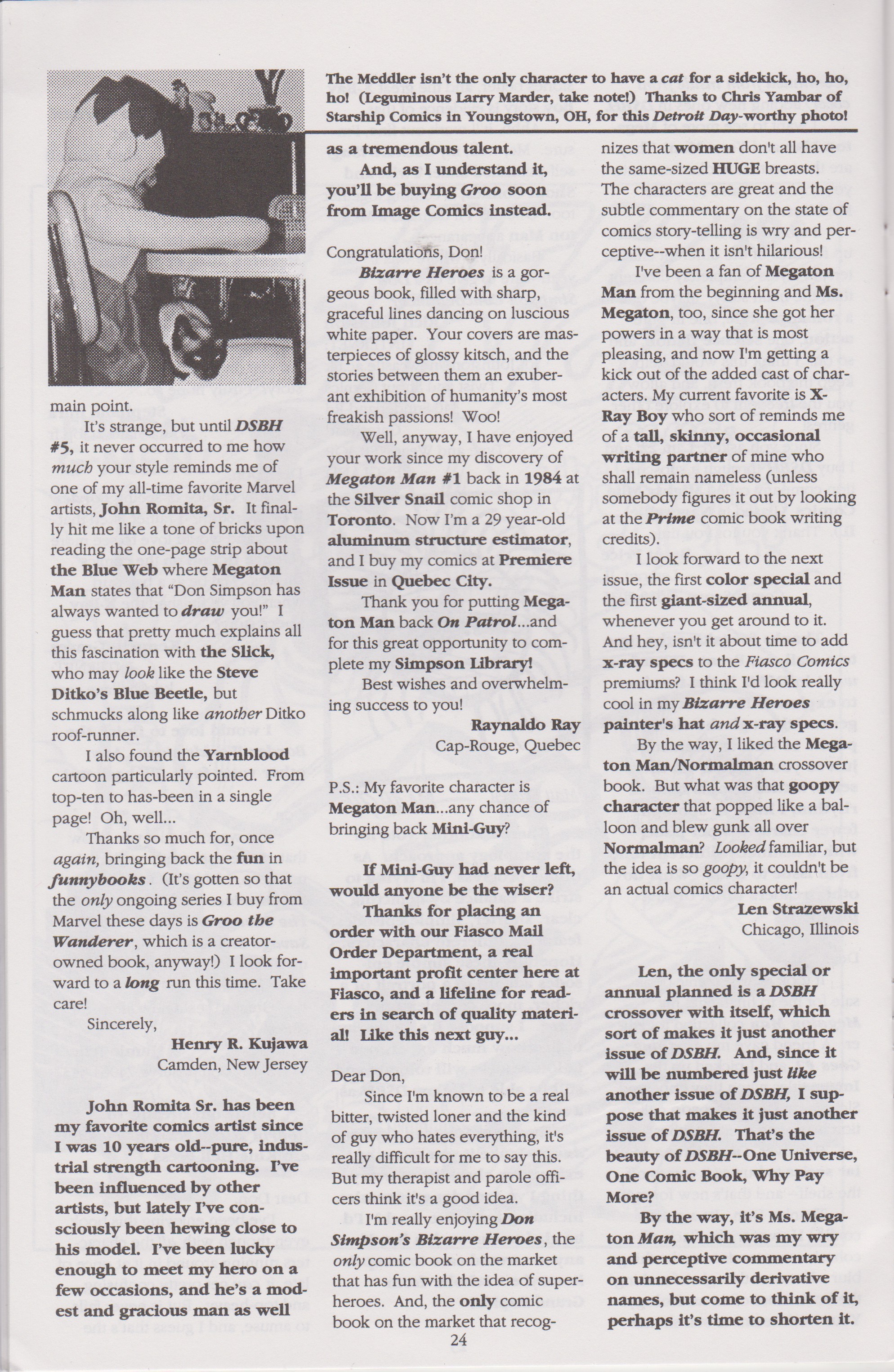 Read online Don Simpson's Bizarre Heroes comic -  Issue #7 - 26