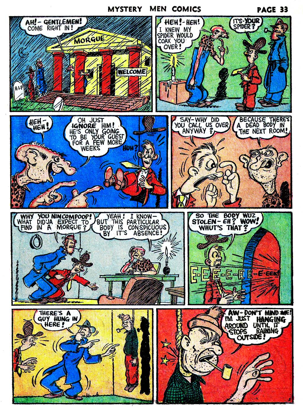 Read online Mystery Men Comics comic -  Issue #6 - 35