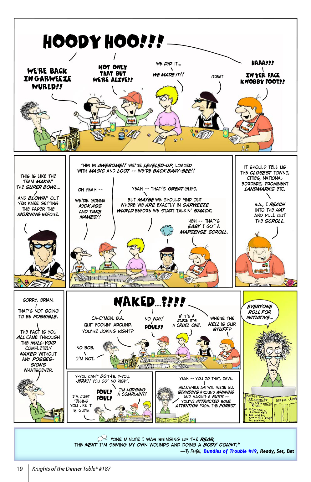 Read online Knights of the Dinner Table comic -  Issue #187 - 21