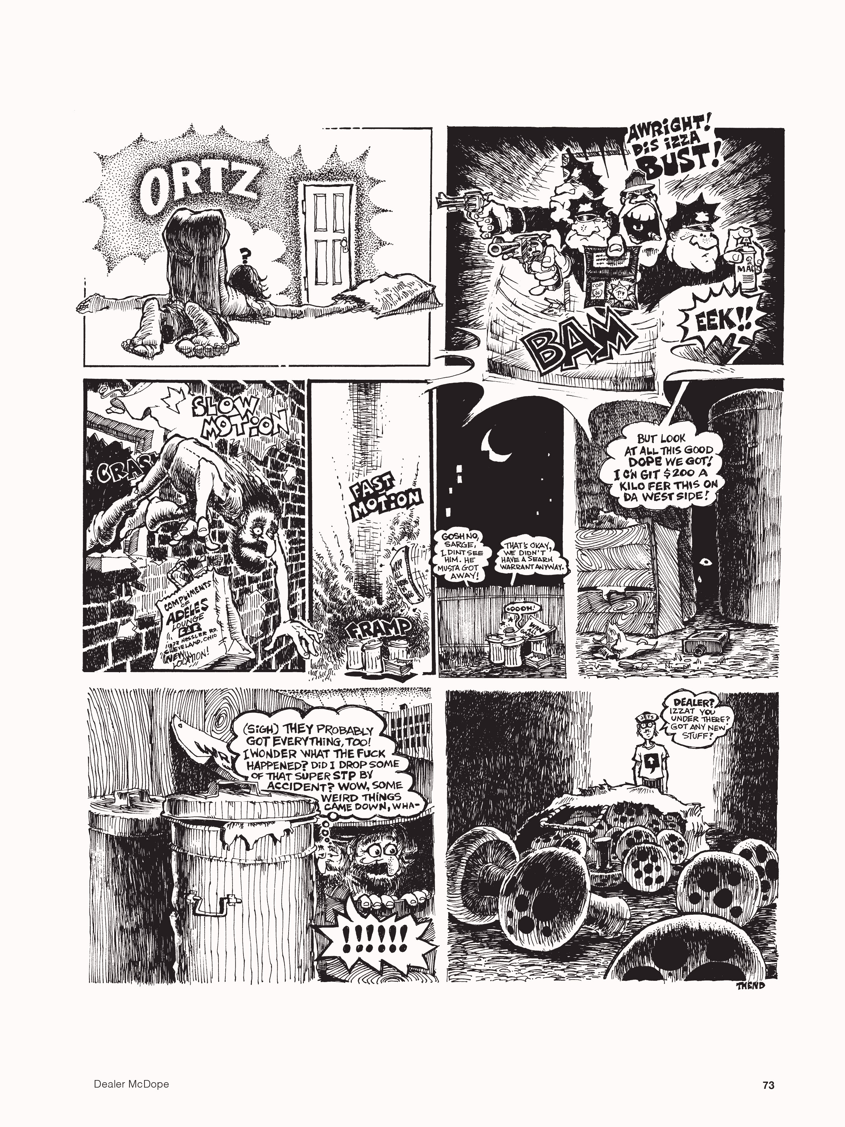 Read online Dave Sheridan: Life with Dealer McDope, the Leather Nun, and the Fabulous Furry Freak Brothers comic -  Issue # TPB (Part 1) - 84