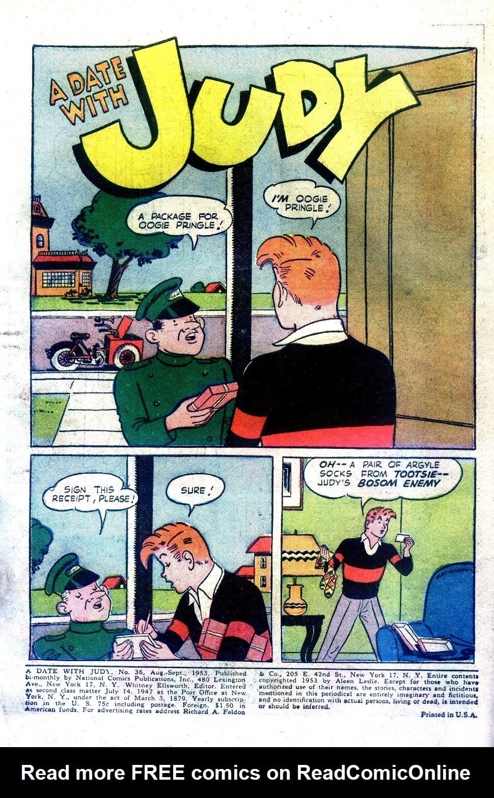 Read online A Date with Judy comic -  Issue #36 - 3