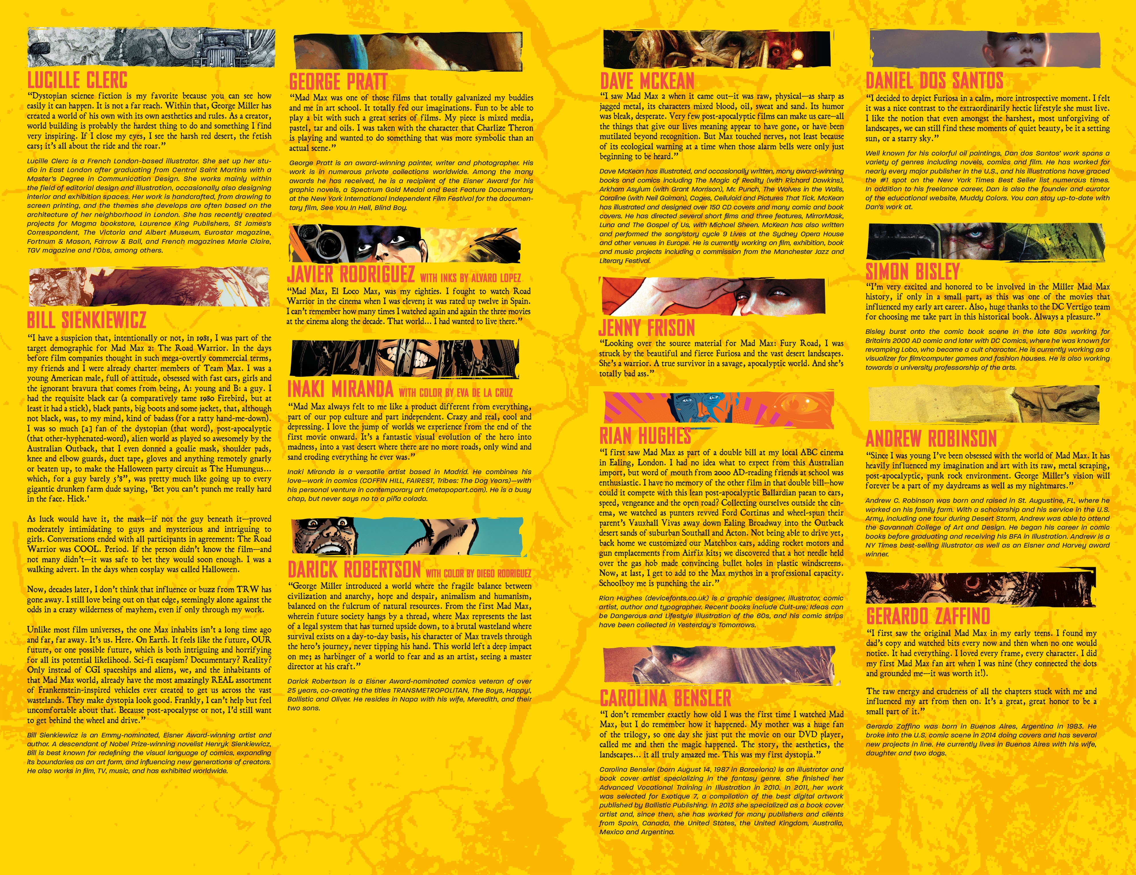 Read online Mad Max: Fury Road Inspired Artists Deluxe Edition comic -  Issue # TPB - 72