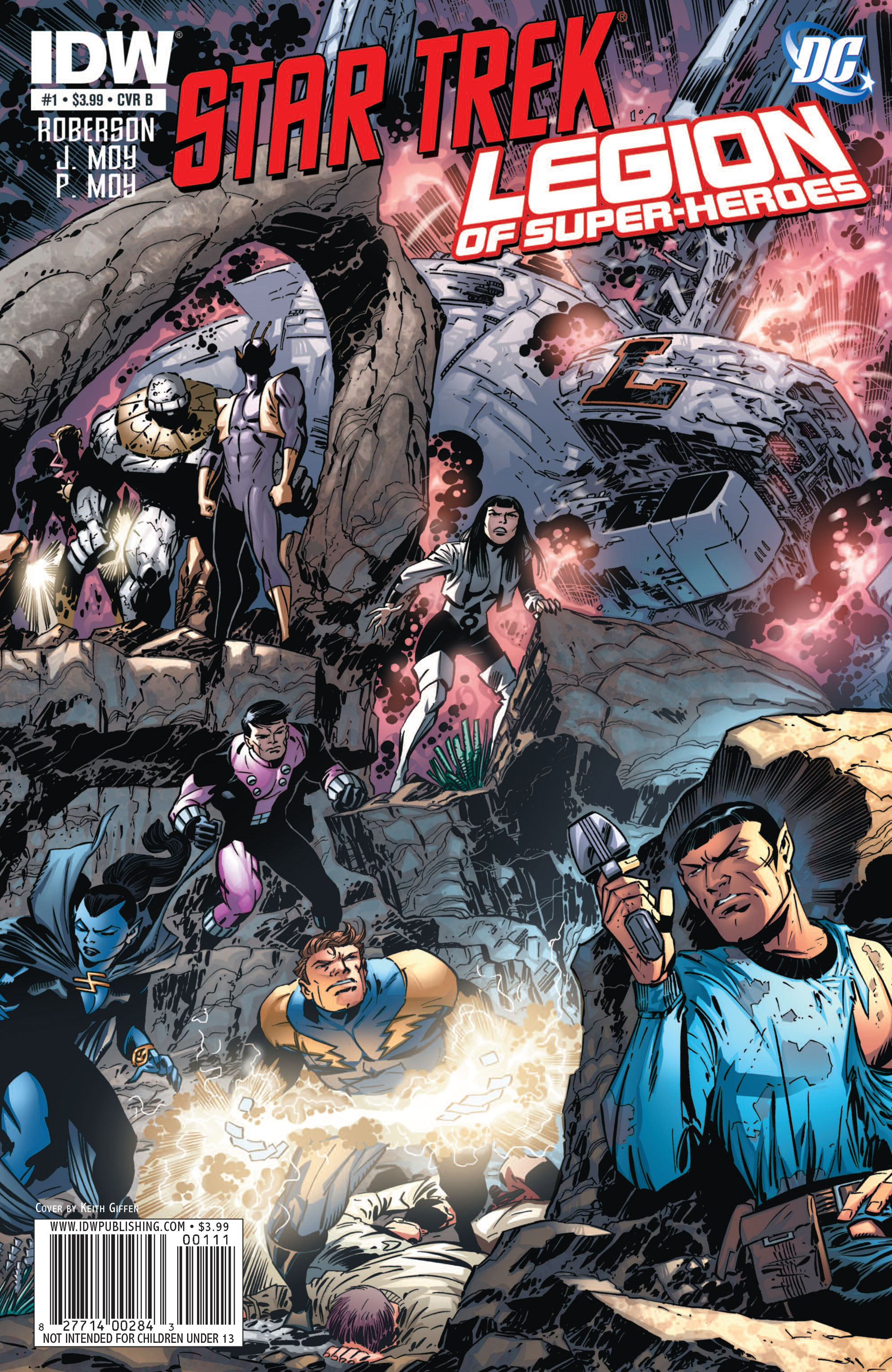 Read online Star Trek/Legion of Super-Heroes comic -  Issue #1 - 2