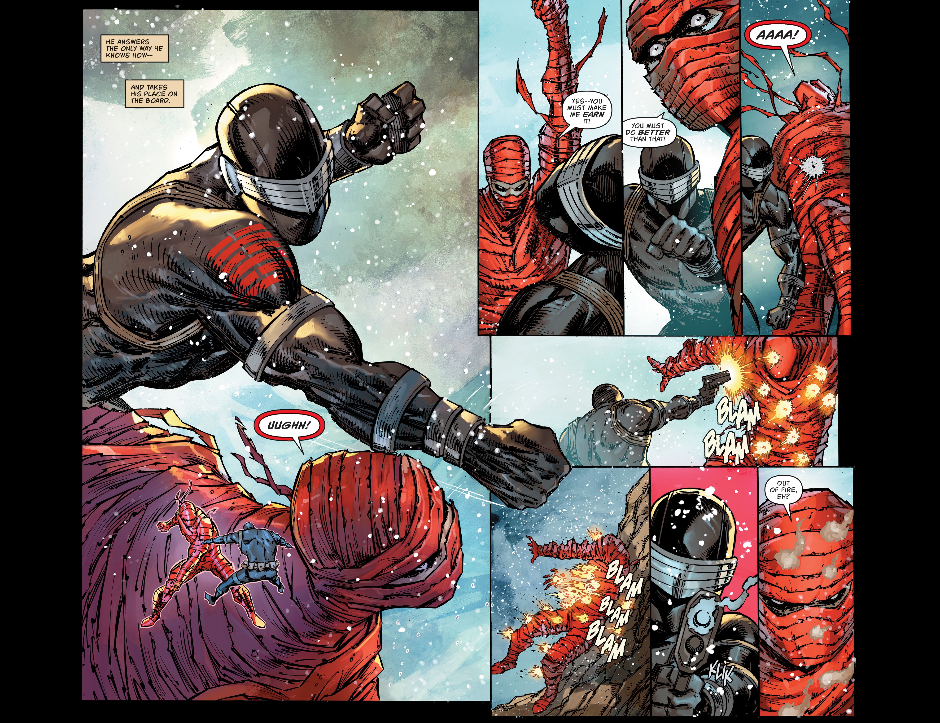 Read online Snake Eyes: Deadgame comic -  Issue #1 - 21