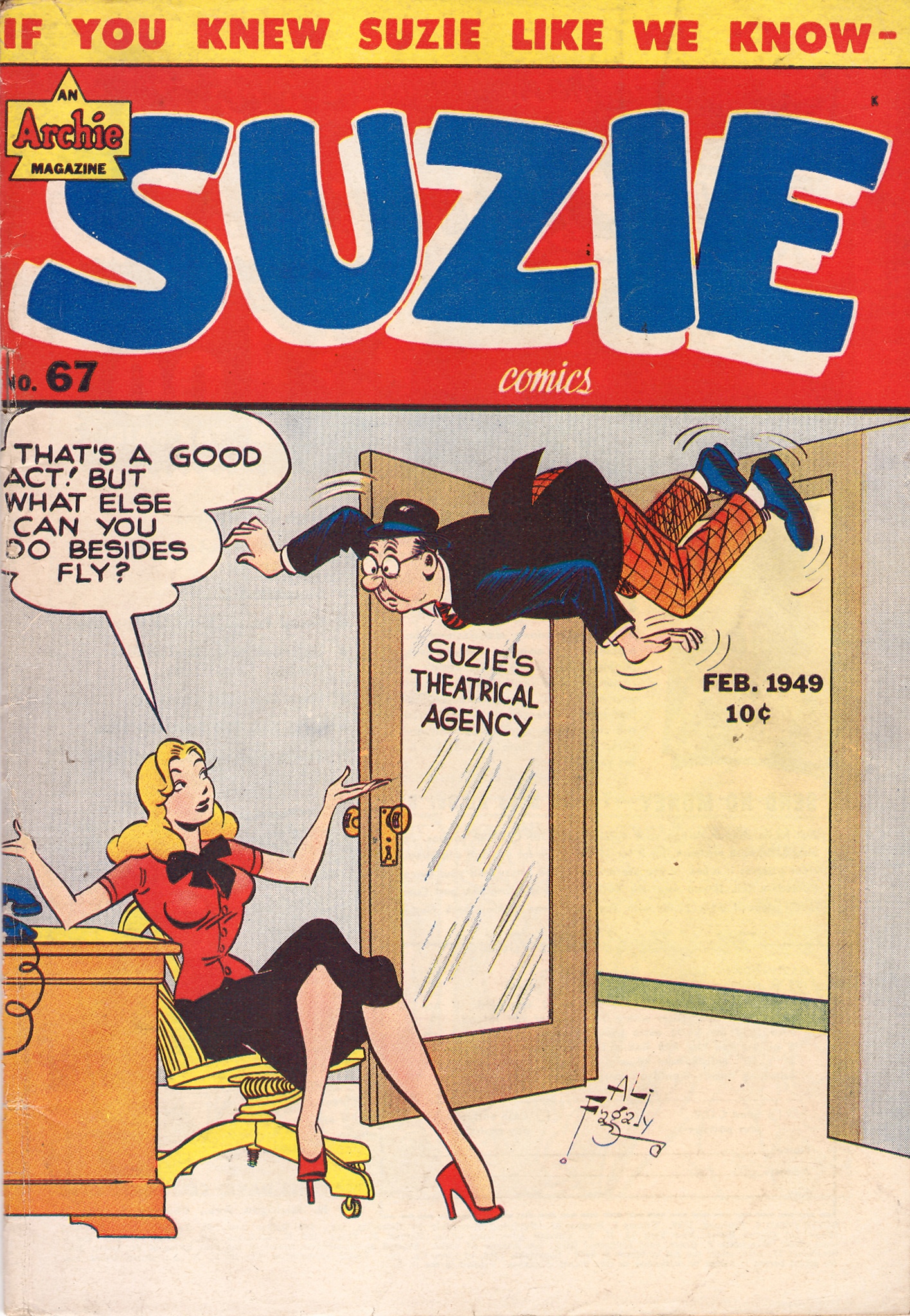 Read online Suzie Comics comic -  Issue #67 - 1