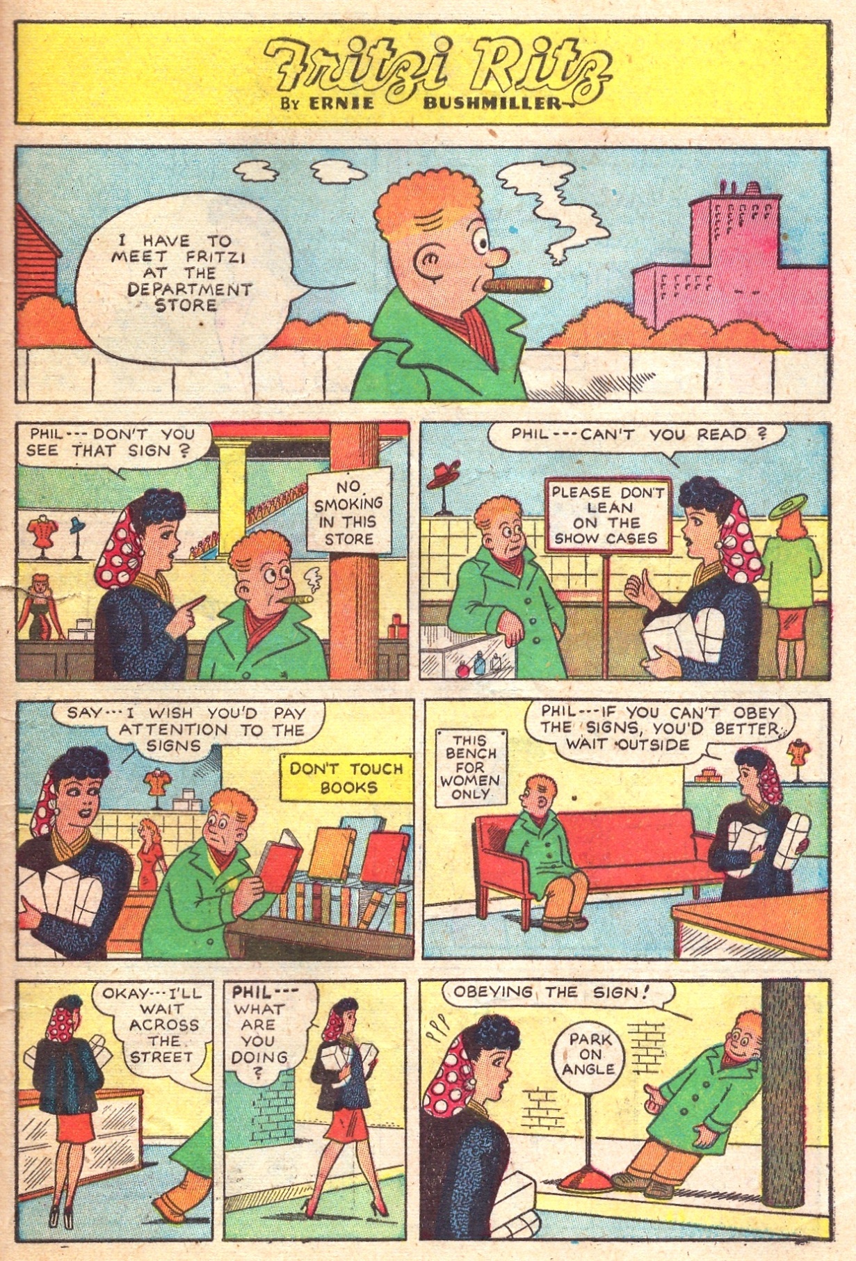 Read online Fritzi Ritz (1948) comic -  Issue #1 - 23