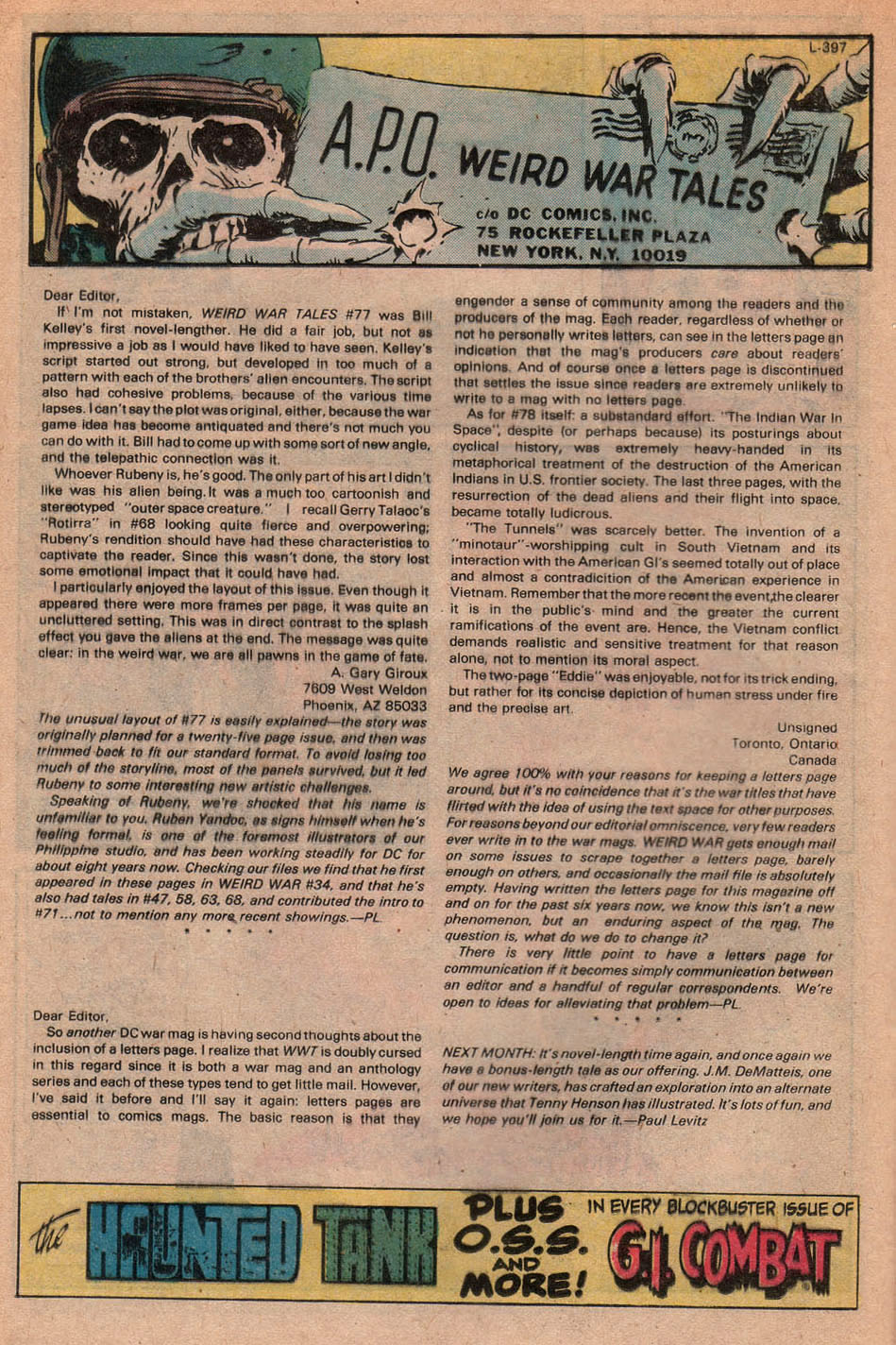 Read online Weird War Tales (1971) comic -  Issue #83 - 16