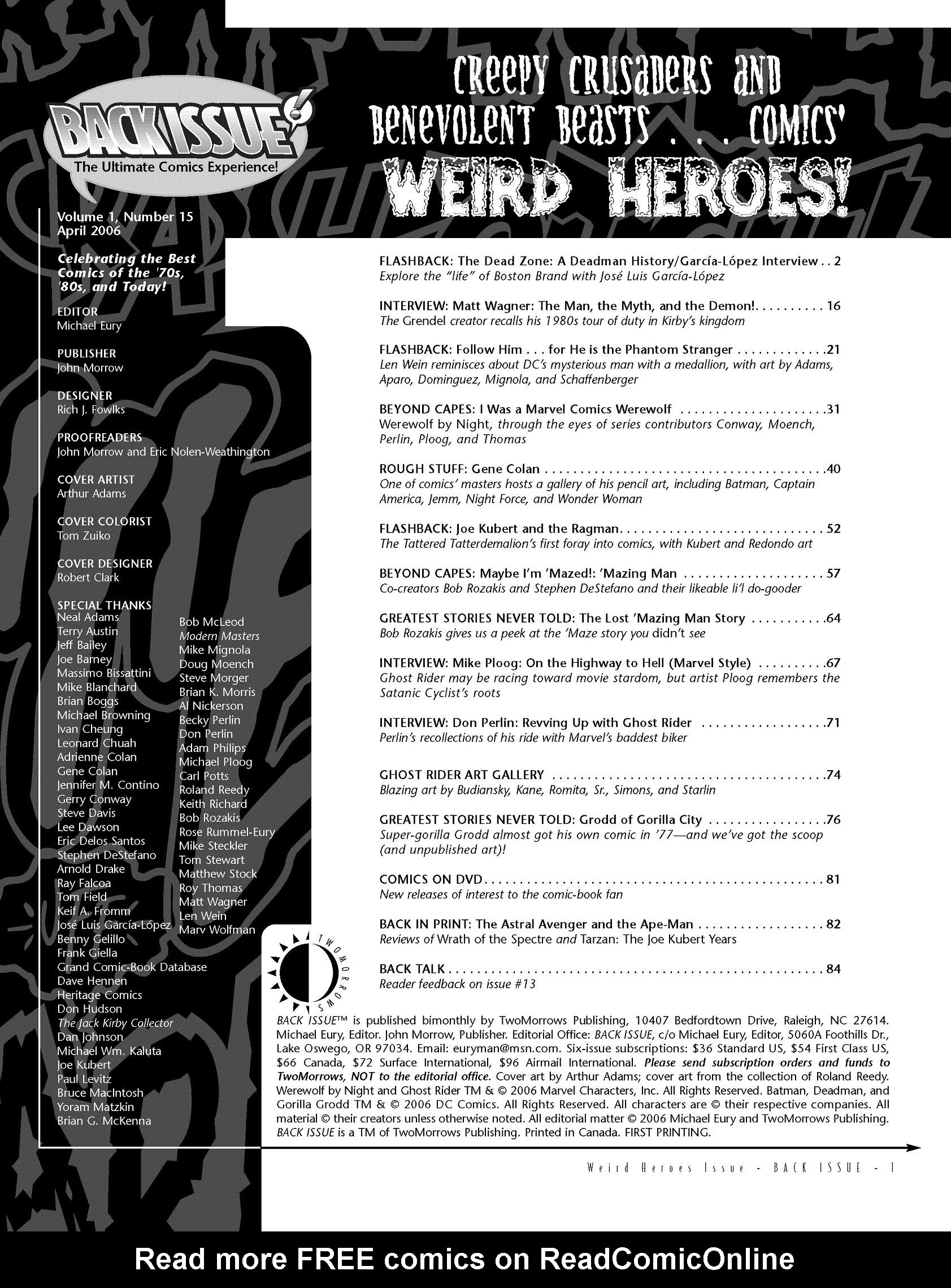 Read online Back Issue comic -  Issue #15 - 3