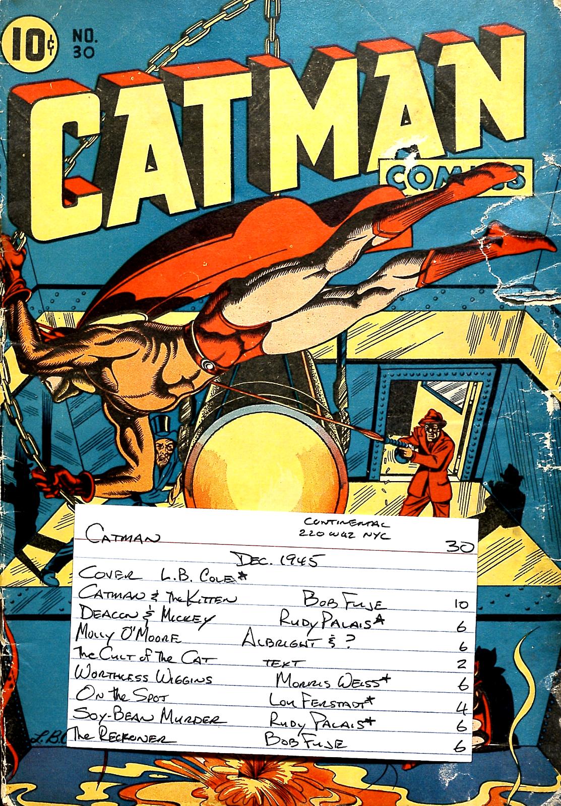 Read online Cat-Man Comics comic -  Issue #30 - 53