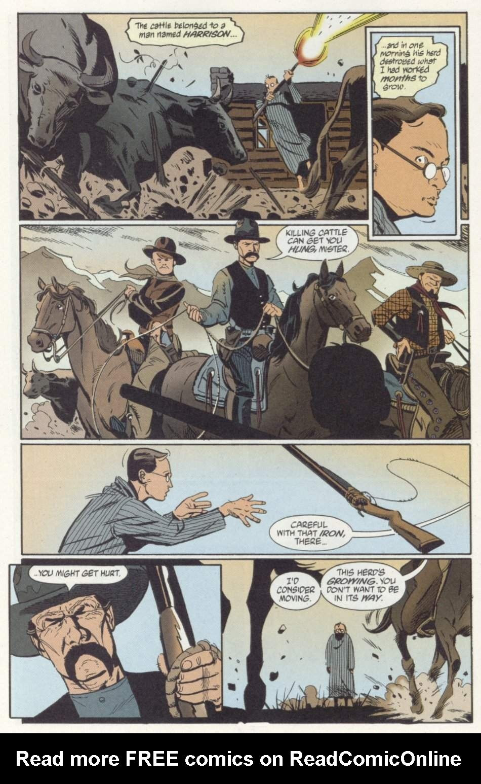 Read online Weird Western Tales (2001) comic -  Issue #1 - 21