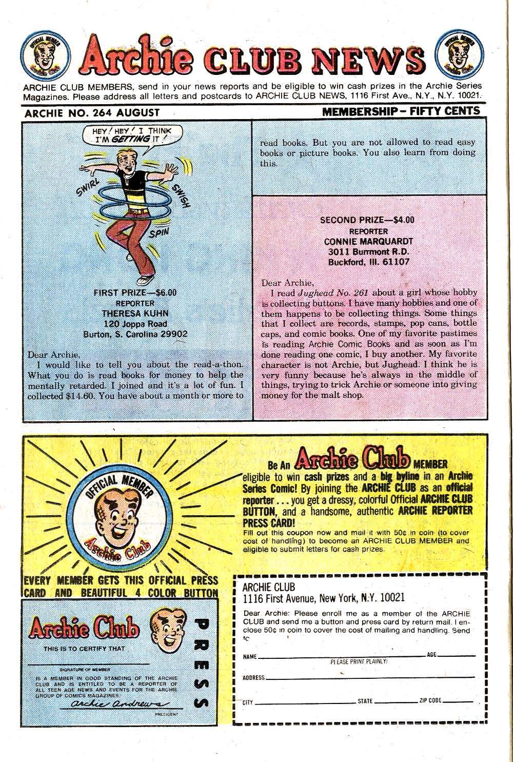 Read online Archie (1960) comic -  Issue #264 - 26