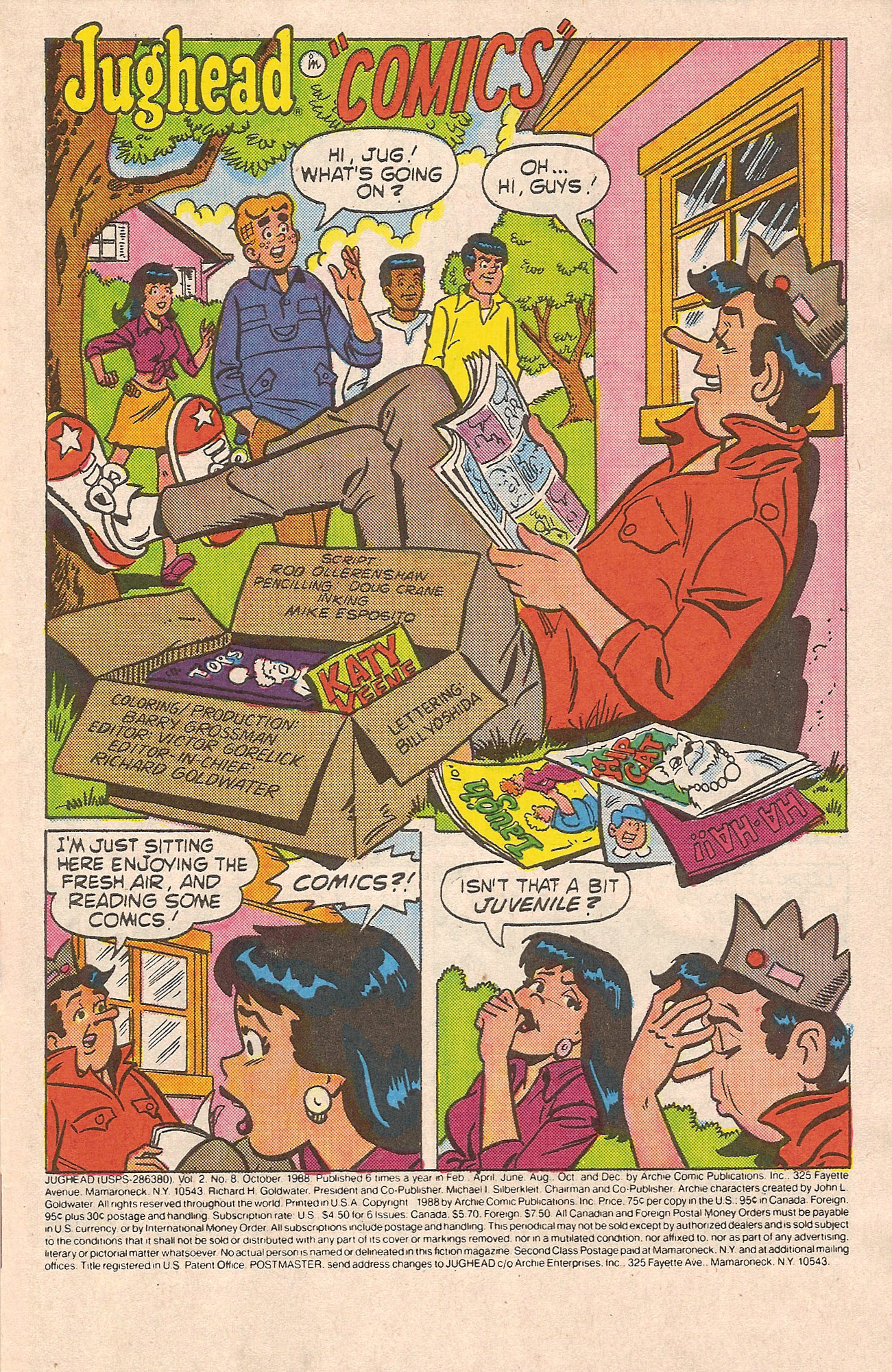 Read online Jughead (1987) comic -  Issue #8 - 3
