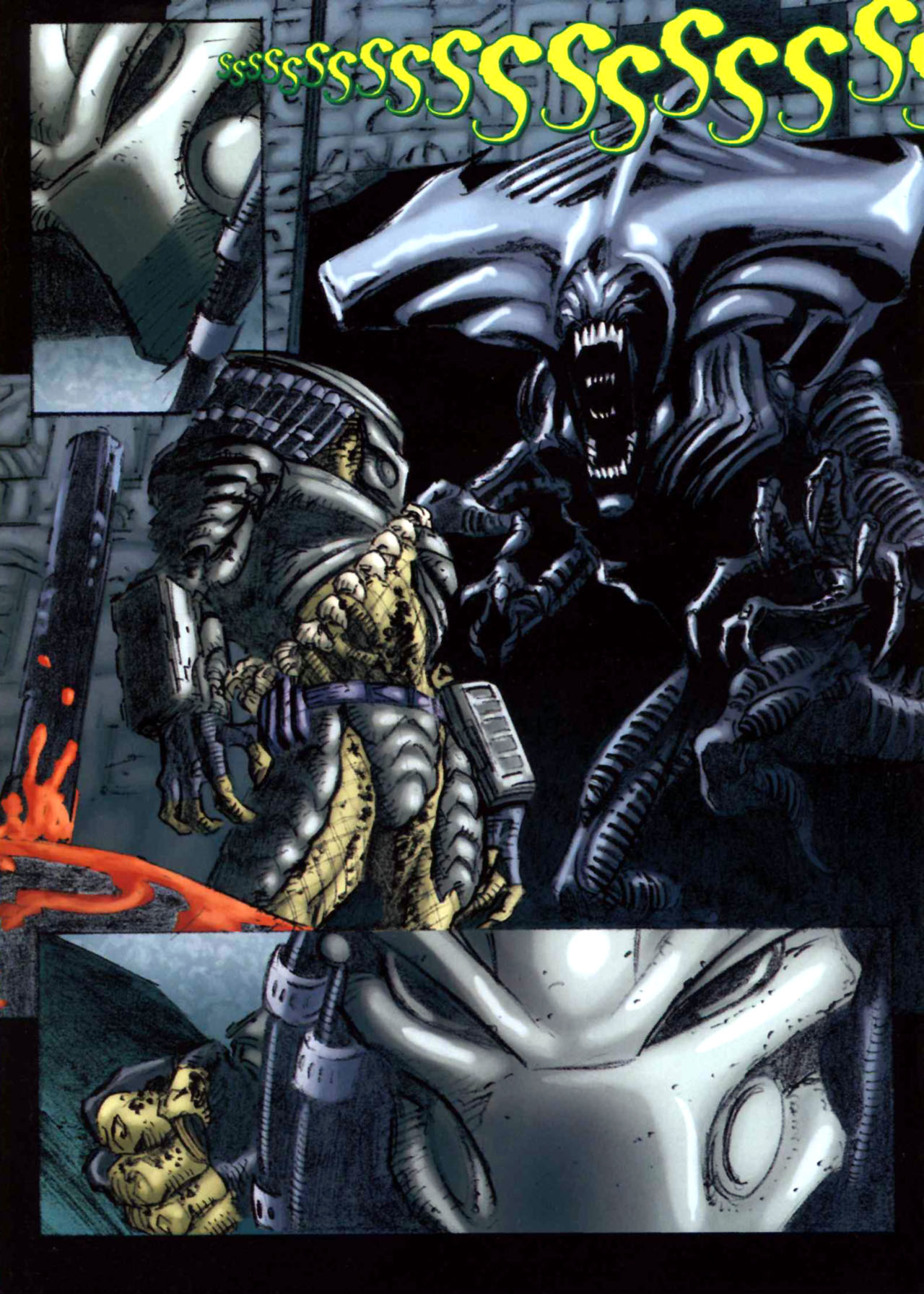 Read online Alien Vs. Predator: Civilized Beasts comic -  Issue # TPB - 88
