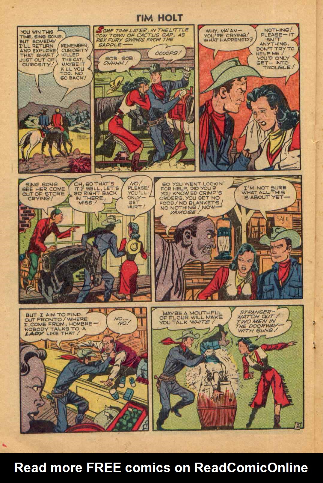 Read online Tim Holt comic -  Issue #18 - 20