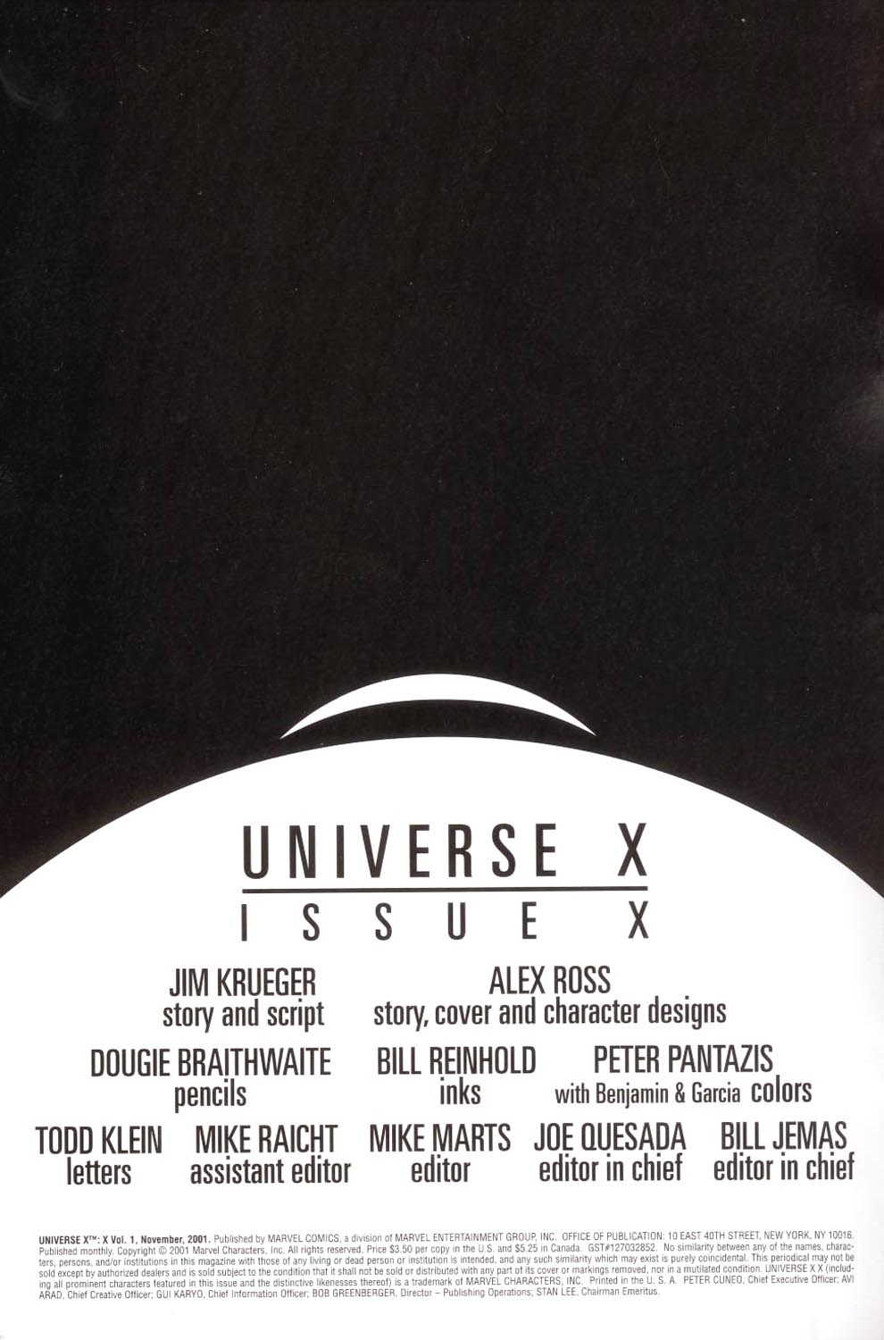 Read online Universe X comic -  Issue #X - 2
