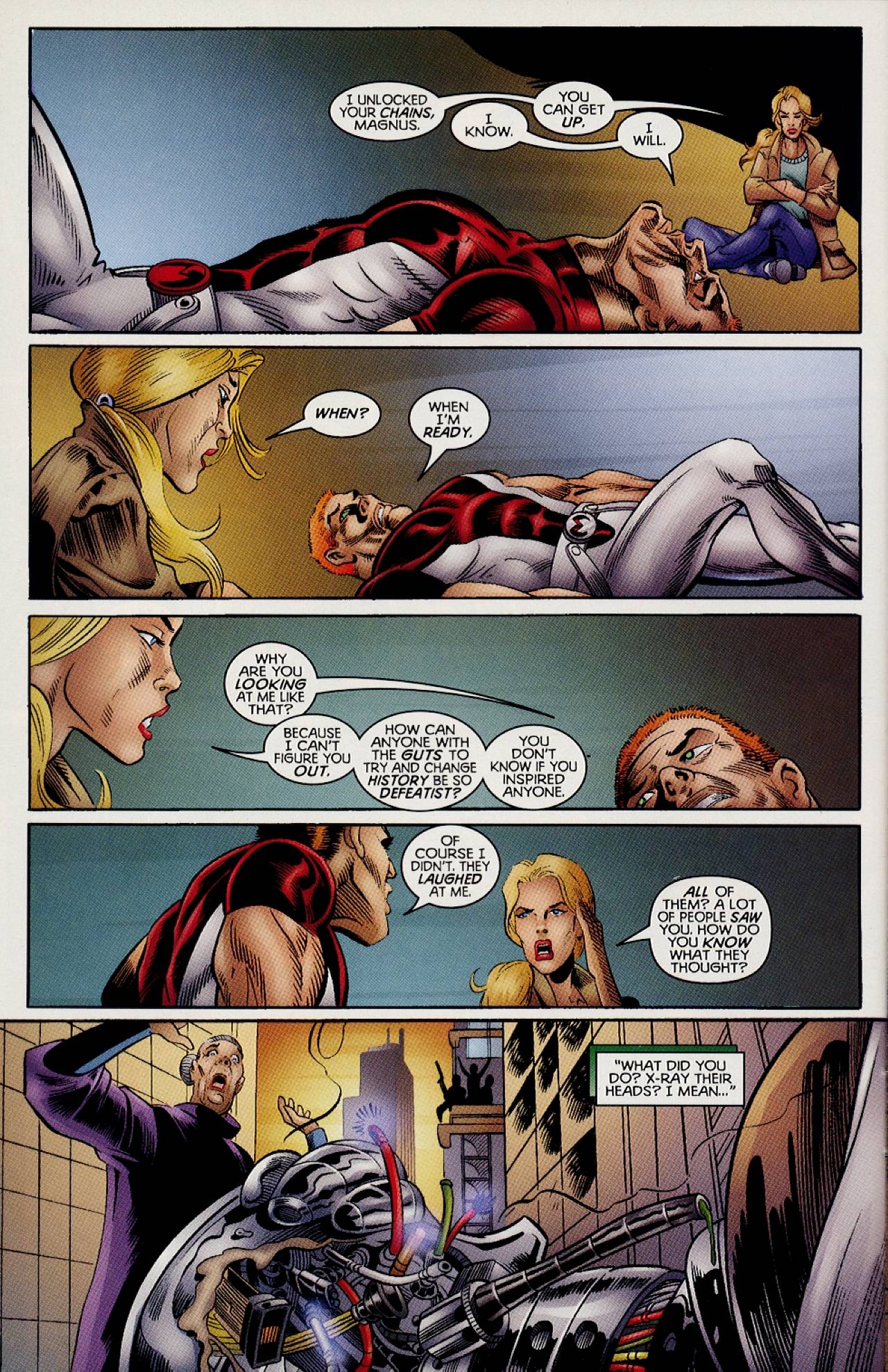 Read online Magnus Robot Fighter (1997) comic -  Issue #9 - 22