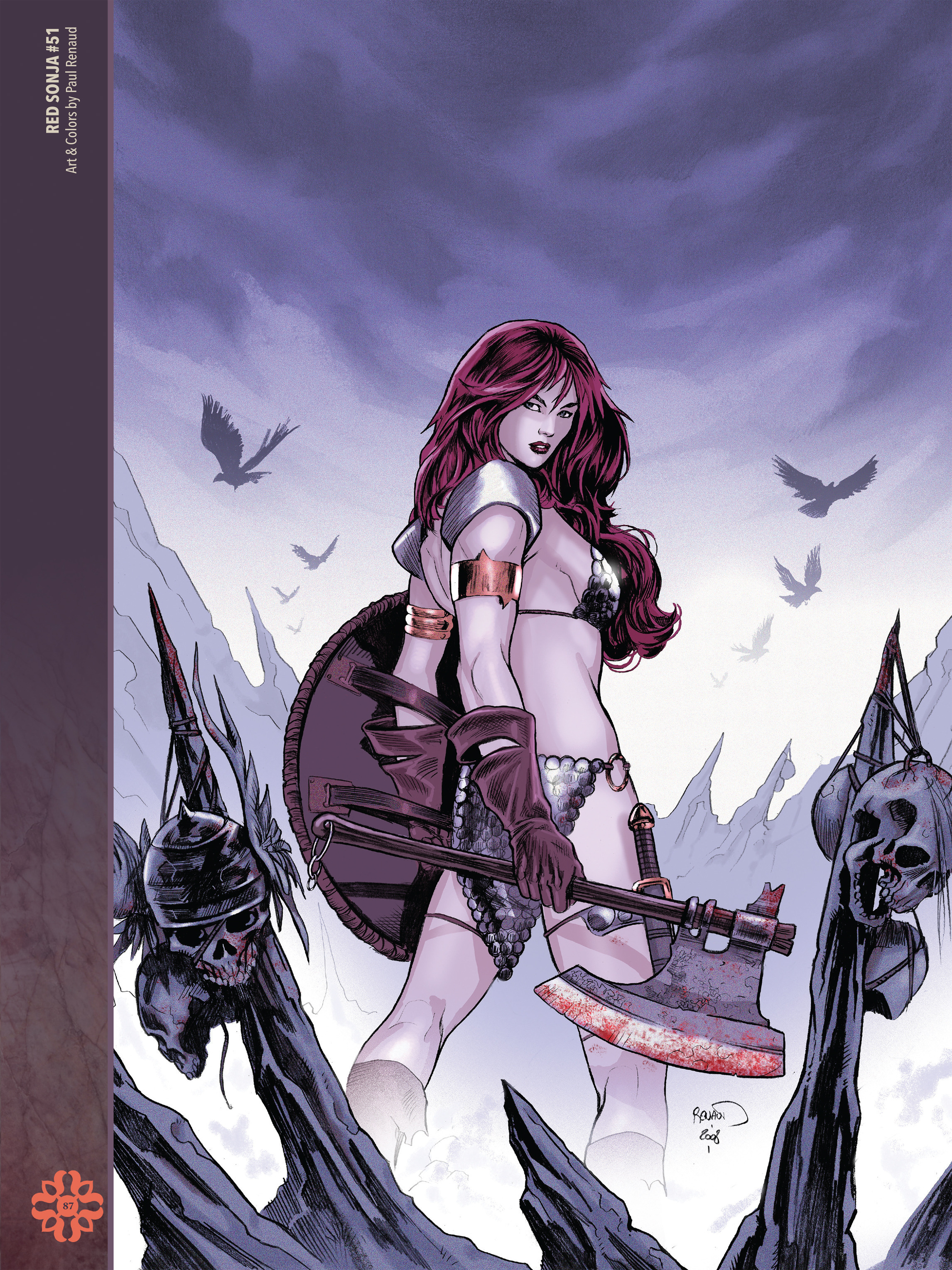 Read online The Art of Red Sonja comic -  Issue # TPB 2 (Part 1) - 87
