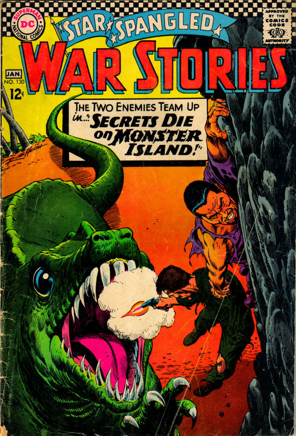 Read online Star Spangled War Stories (1952) comic -  Issue #130 - 1