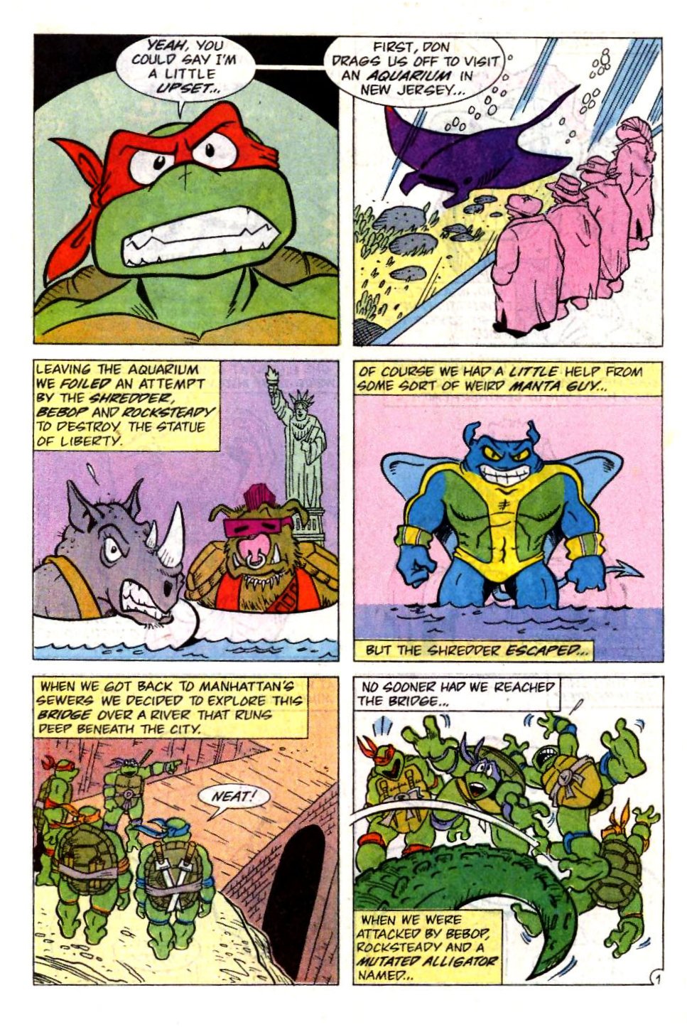Read online Teenage Mutant Ninja Turtles Adventures (1989) comic -  Issue #7 - 2