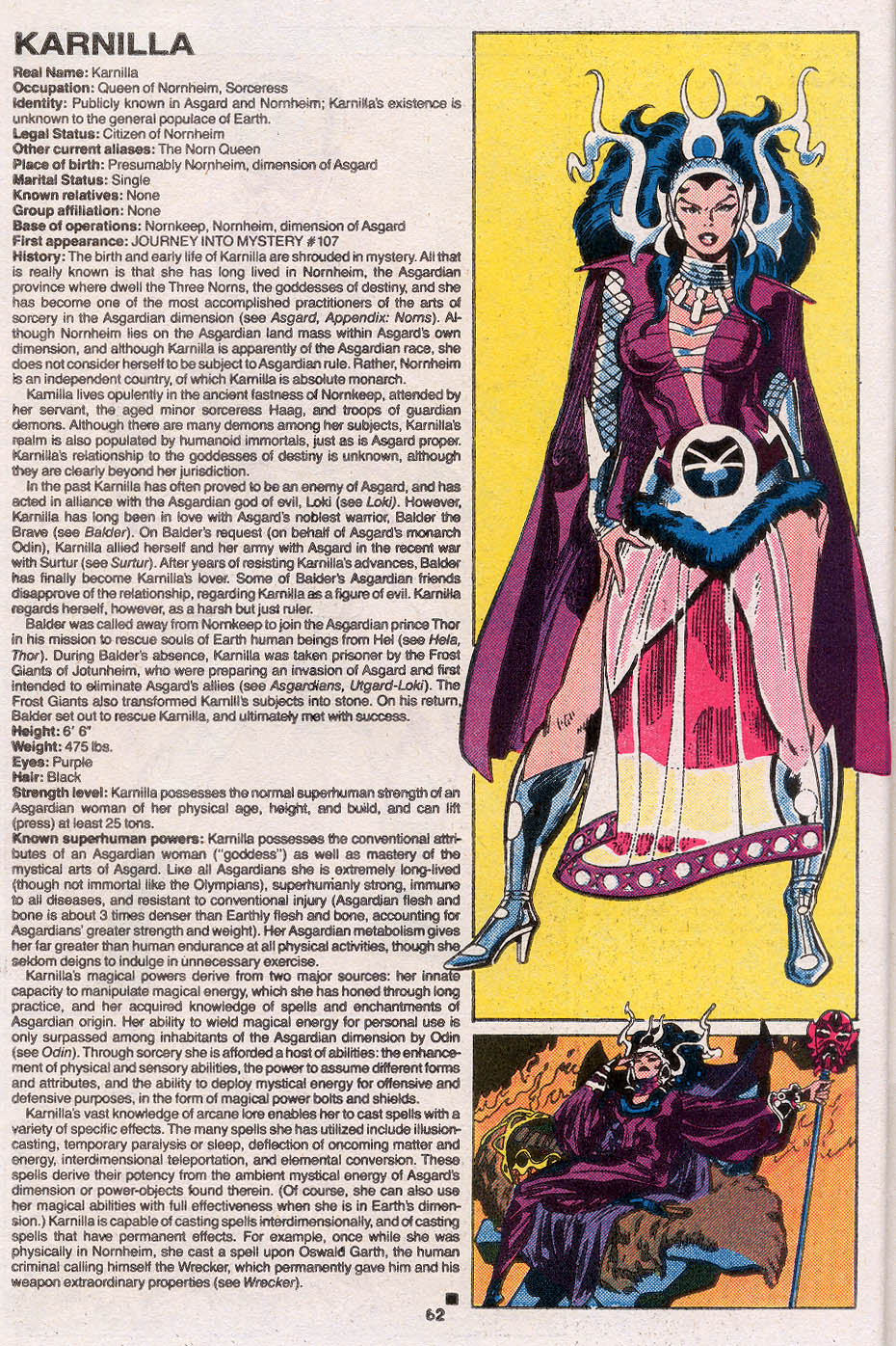 Read online The Official Handbook of the Marvel Universe Deluxe Edition comic -  Issue #6 - 64