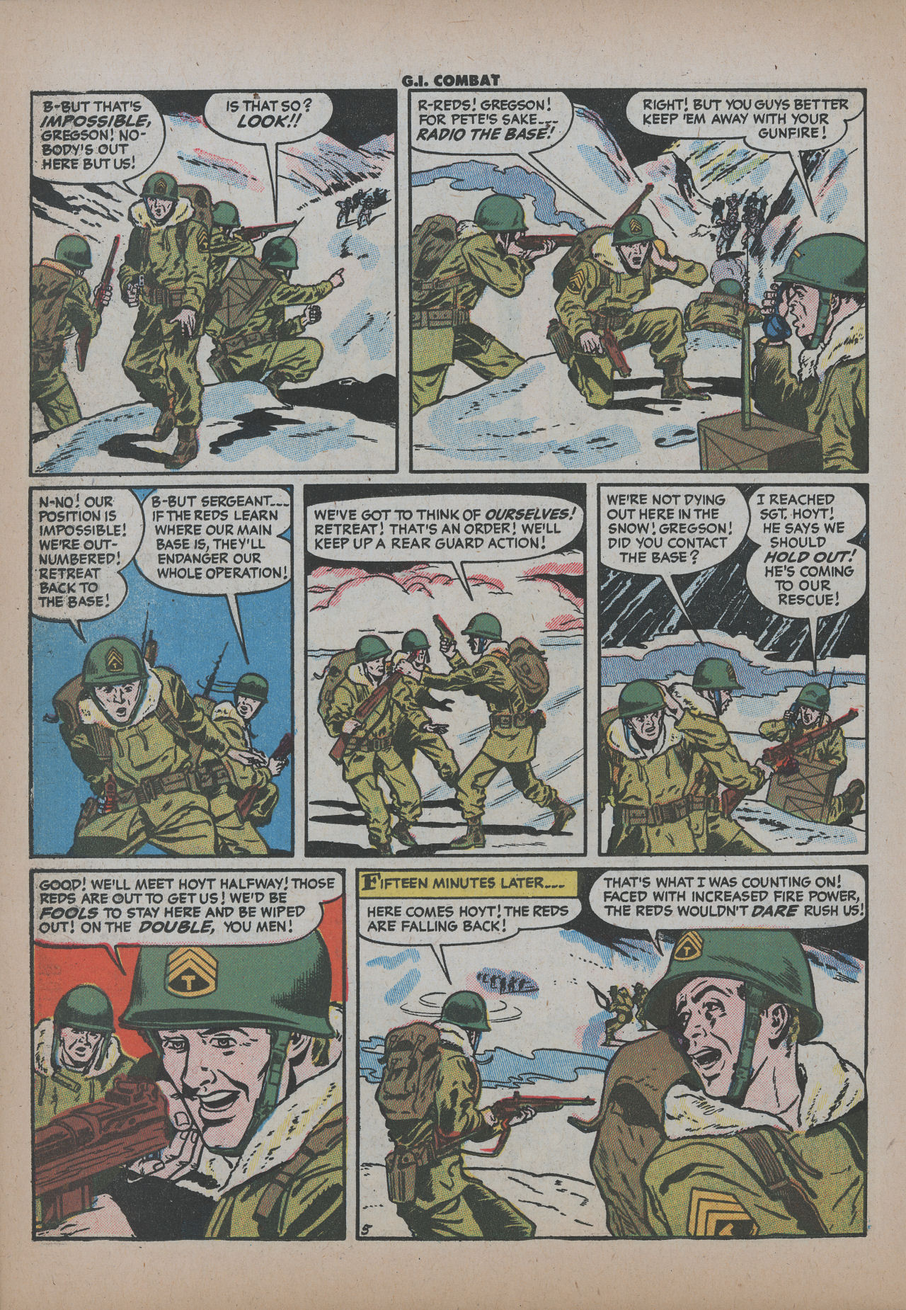 Read online G.I. Combat (1952) comic -  Issue #36 - 22