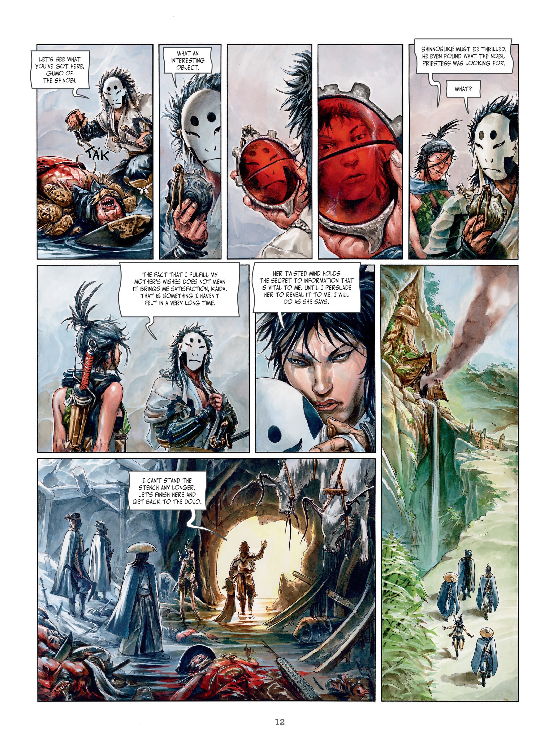 Read online The Mask of Fudo comic -  Issue #3 - 13