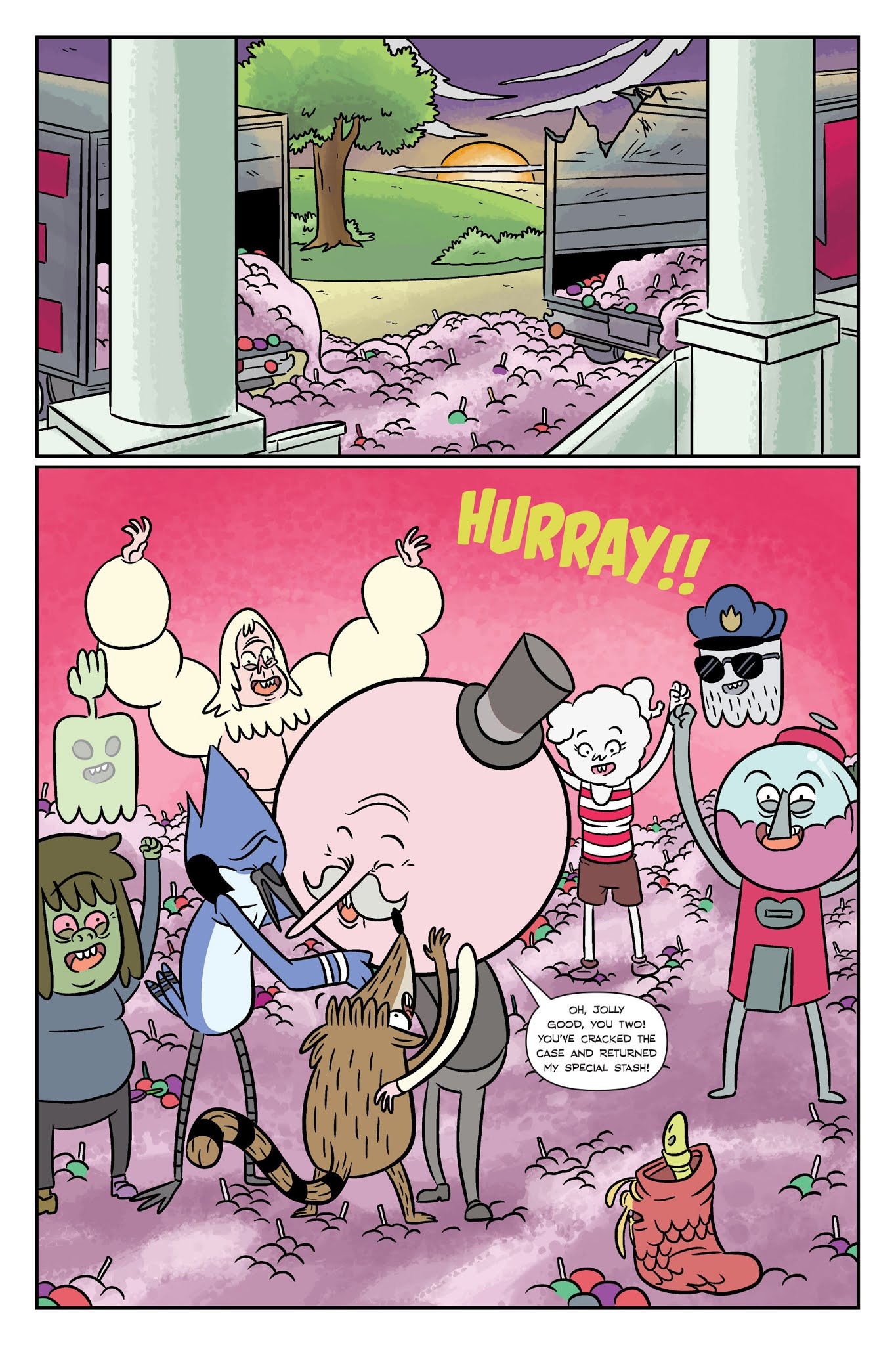 Read online Regular Show: Noir Means Noir, Buddy comic -  Issue # TPB (Part 2) - 53