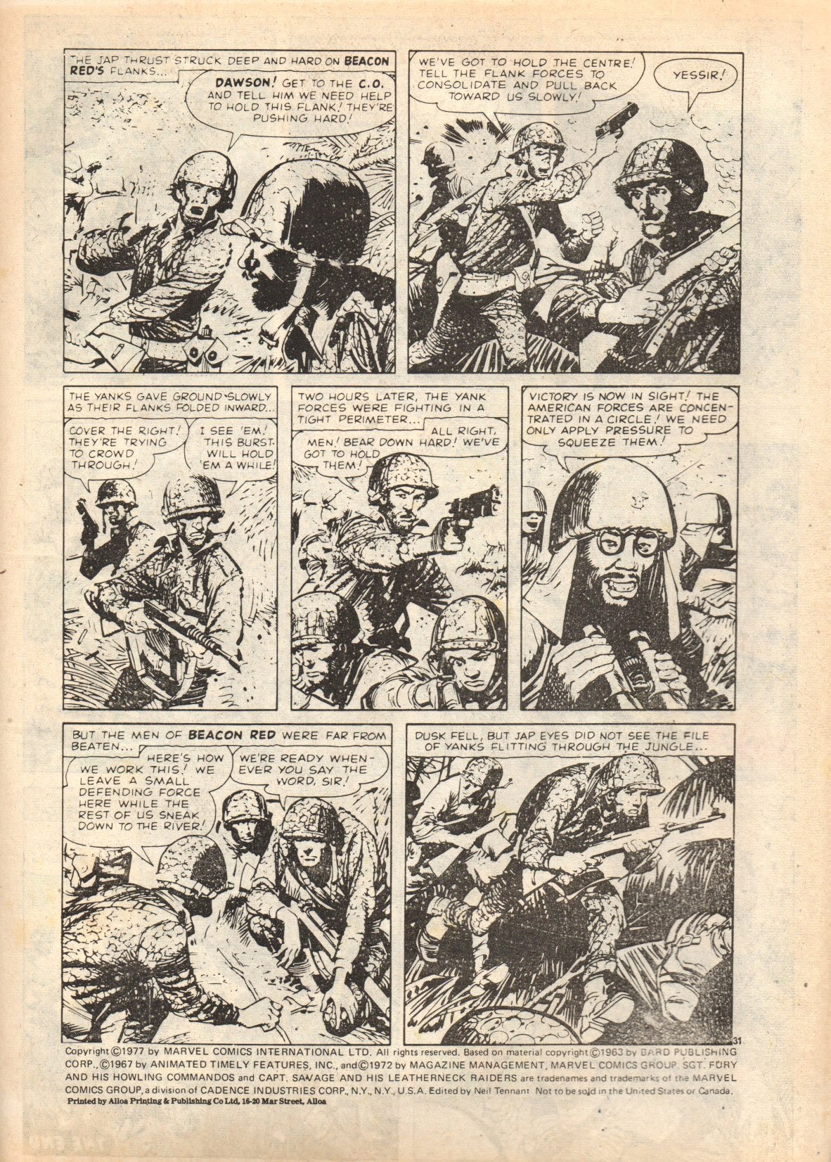 Read online Fury (1977) comic -  Issue #6 - 31