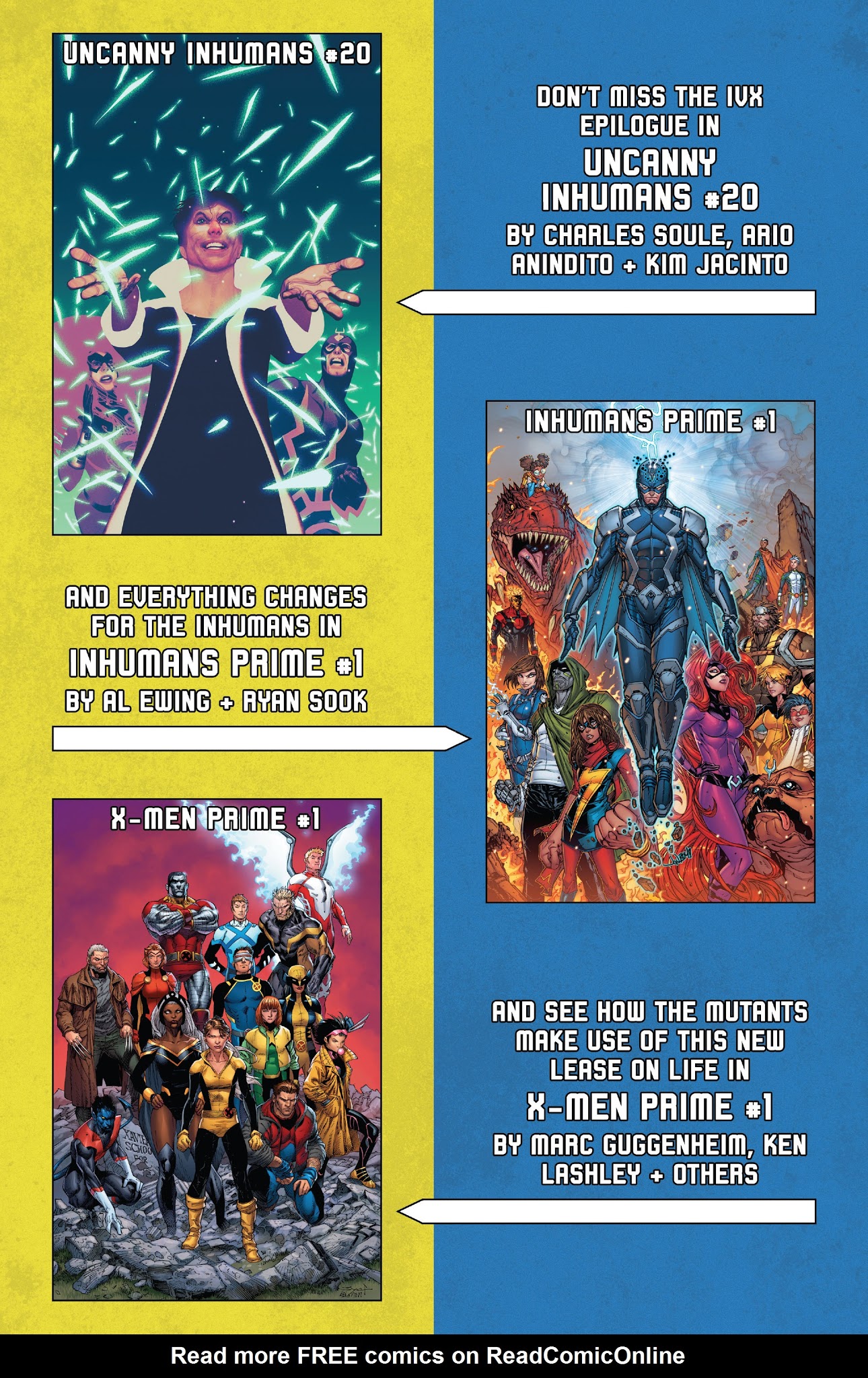 Read online Inhumans Vs. X-Men comic -  Issue # _TPB - 209