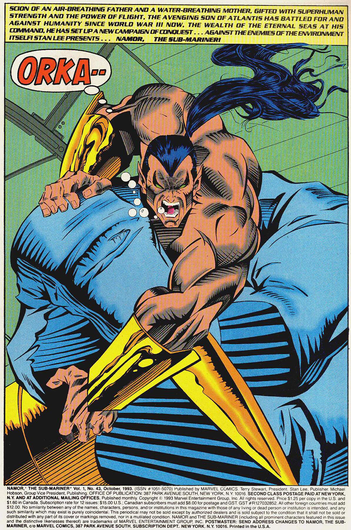 Namor, The Sub-Mariner Issue #43 #47 - English 2