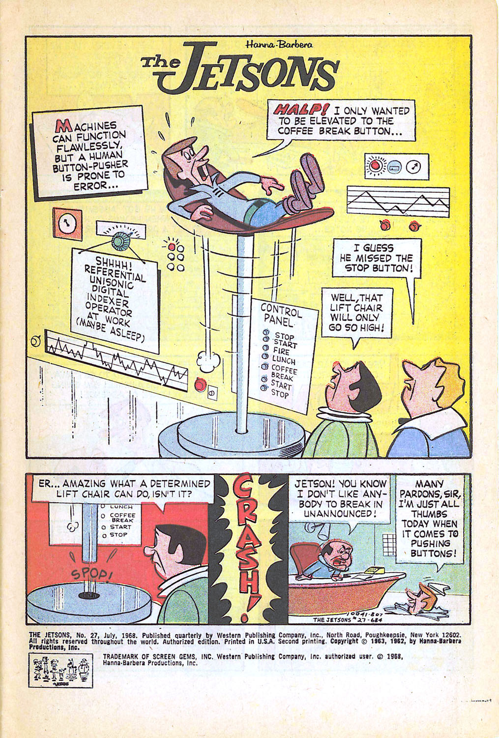 Read online The Jetsons (1963) comic -  Issue #27 - 3