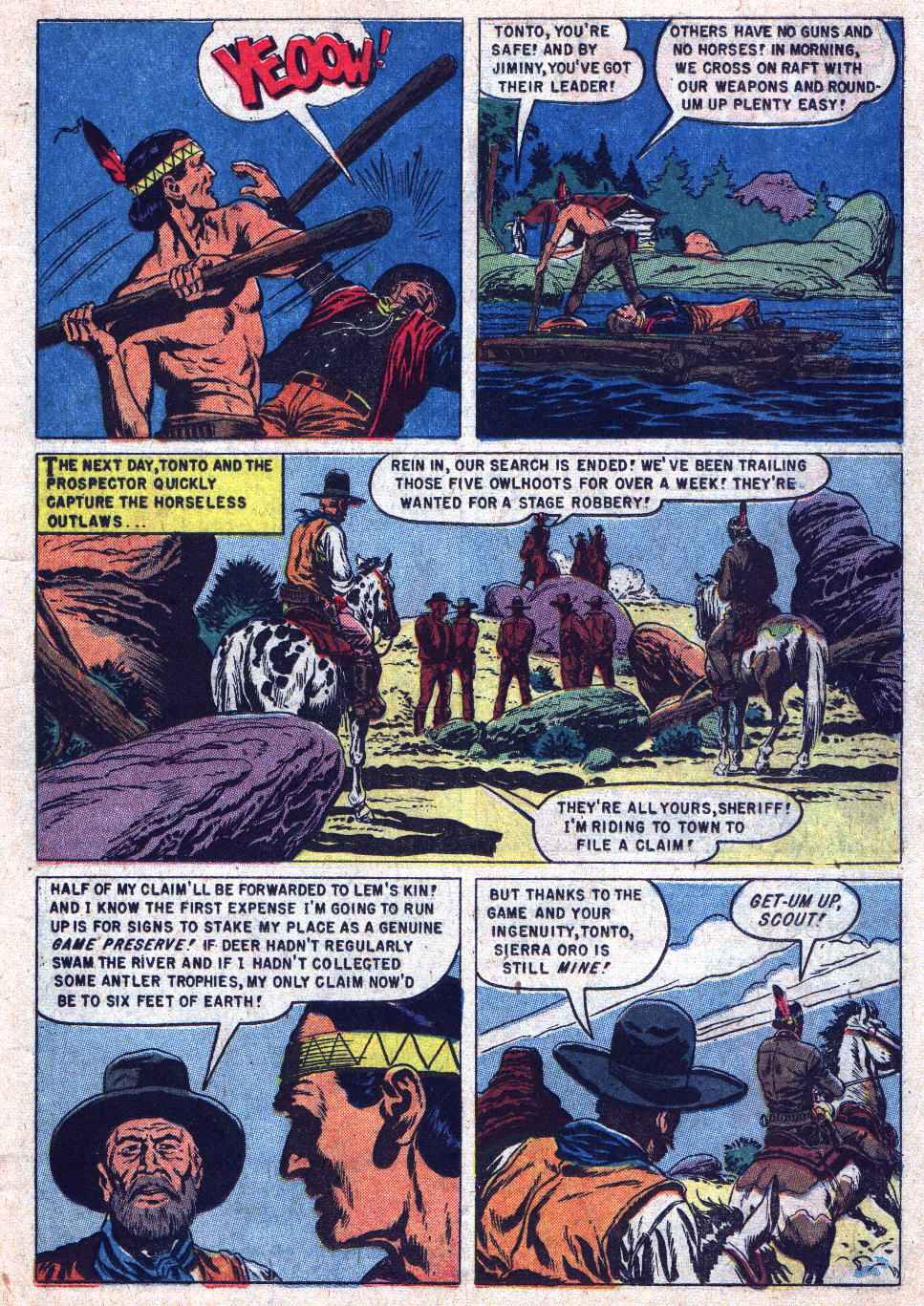 Read online Lone Ranger's Companion Tonto comic -  Issue #17 - 19