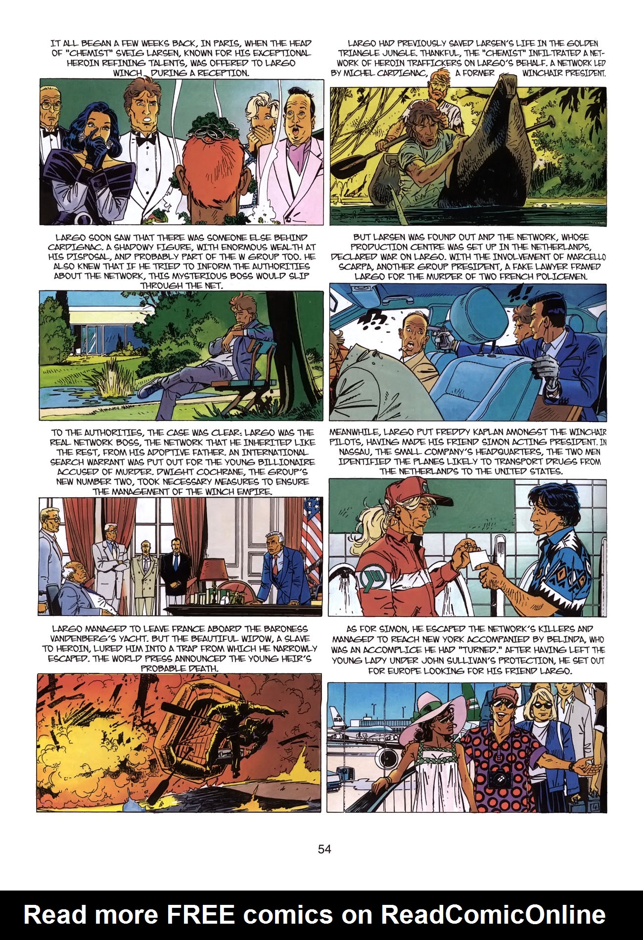 Read online Largo Winch comic -  Issue # TPB 3 - 55