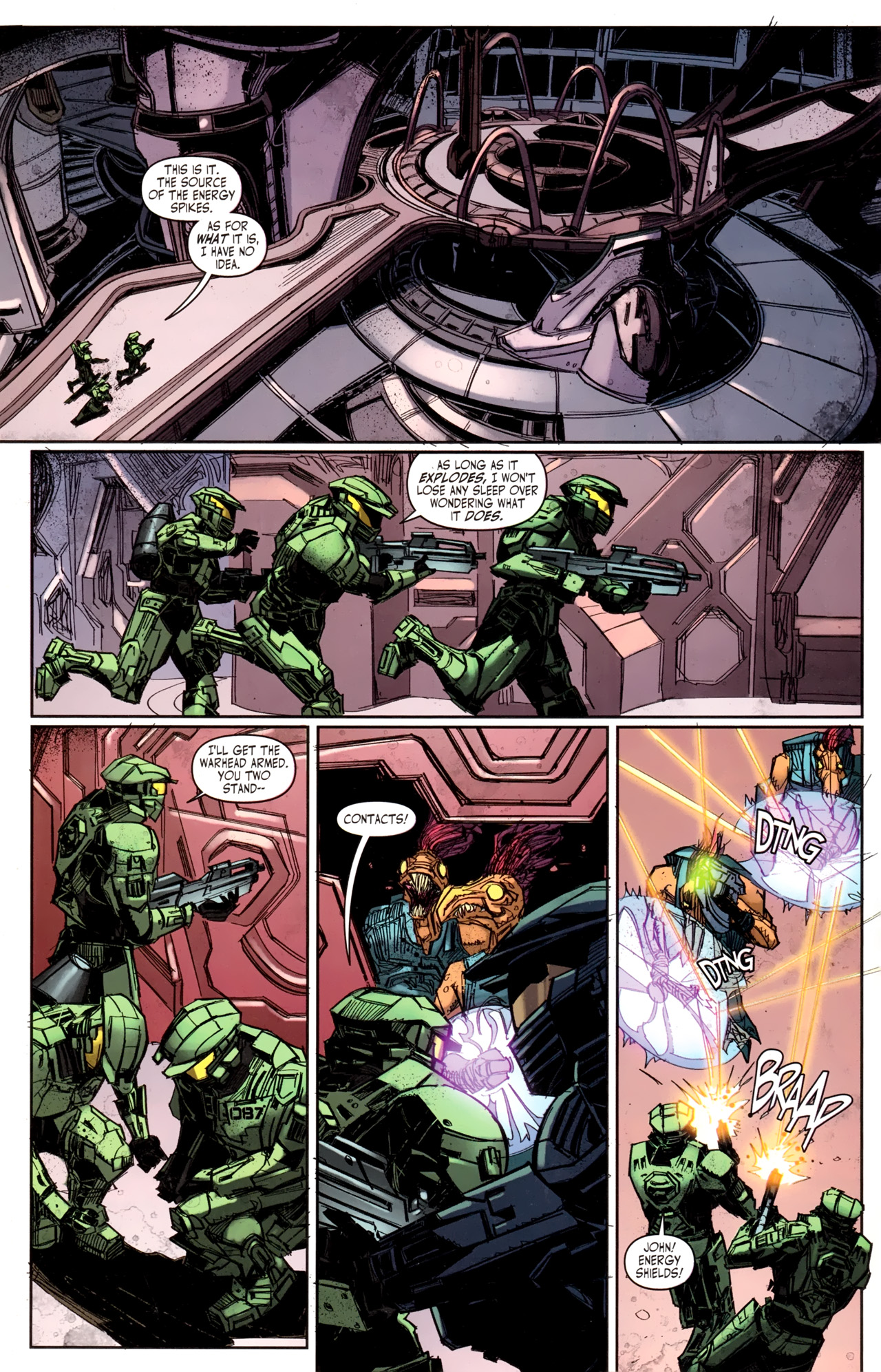 Read online Halo: Fall Of Reach - Covenant comic -  Issue #2 - 12