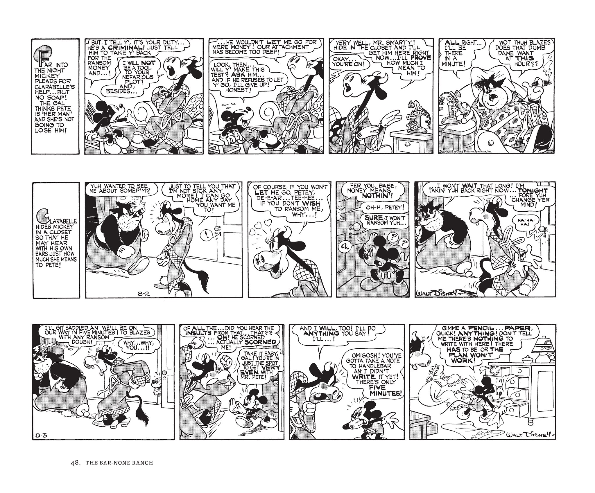 Read online Walt Disney's Mickey Mouse by Floyd Gottfredson comic -  Issue # TPB 6 (Part 1) - 48