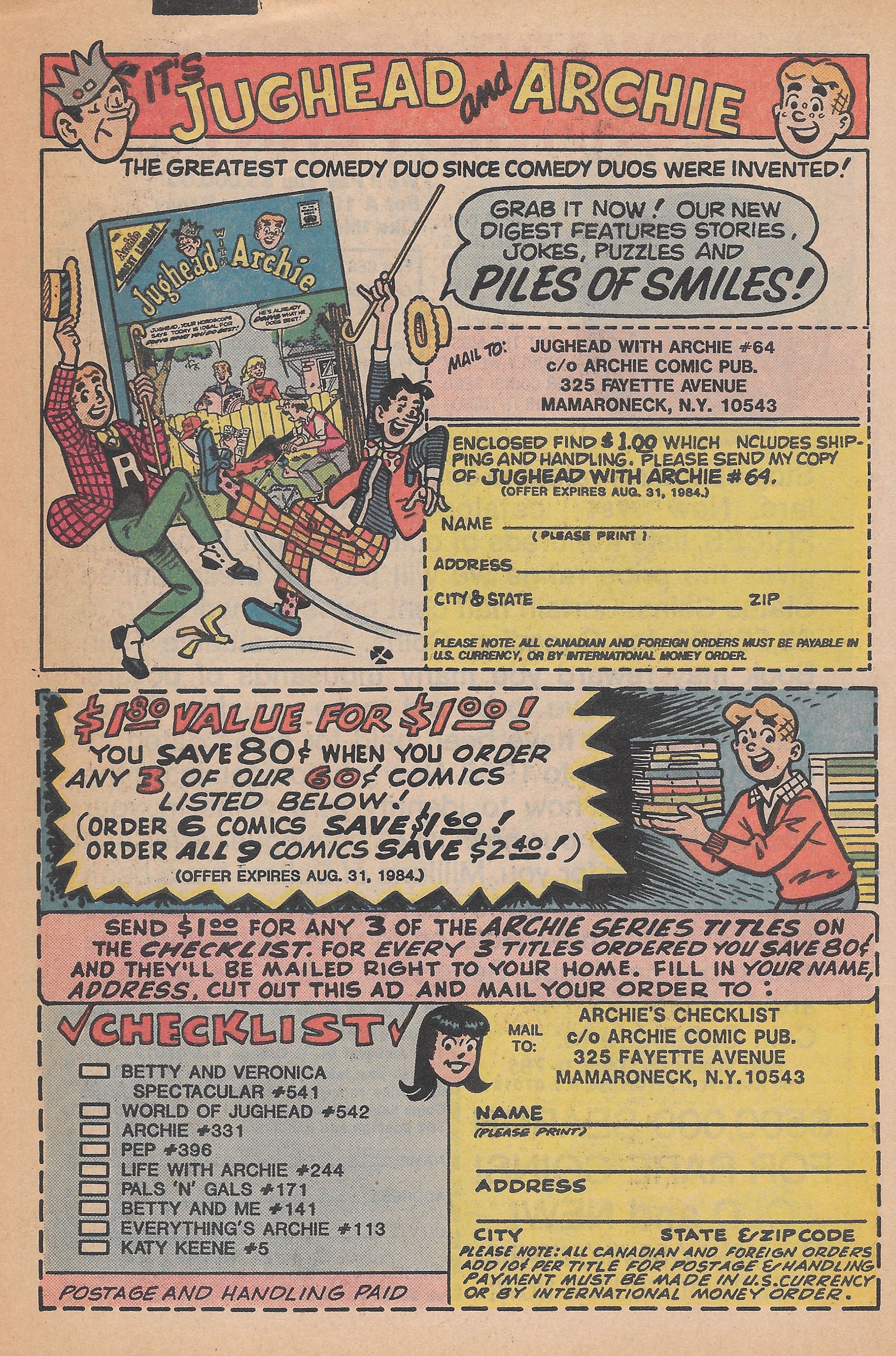 Read online Archie's TV Laugh-Out comic -  Issue #96 - 10