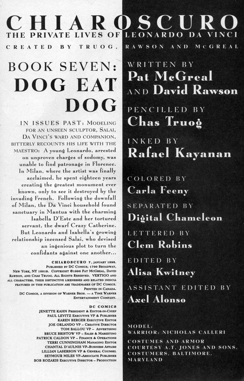 Read online Chiaroscuro comic -  Issue #7 - 2